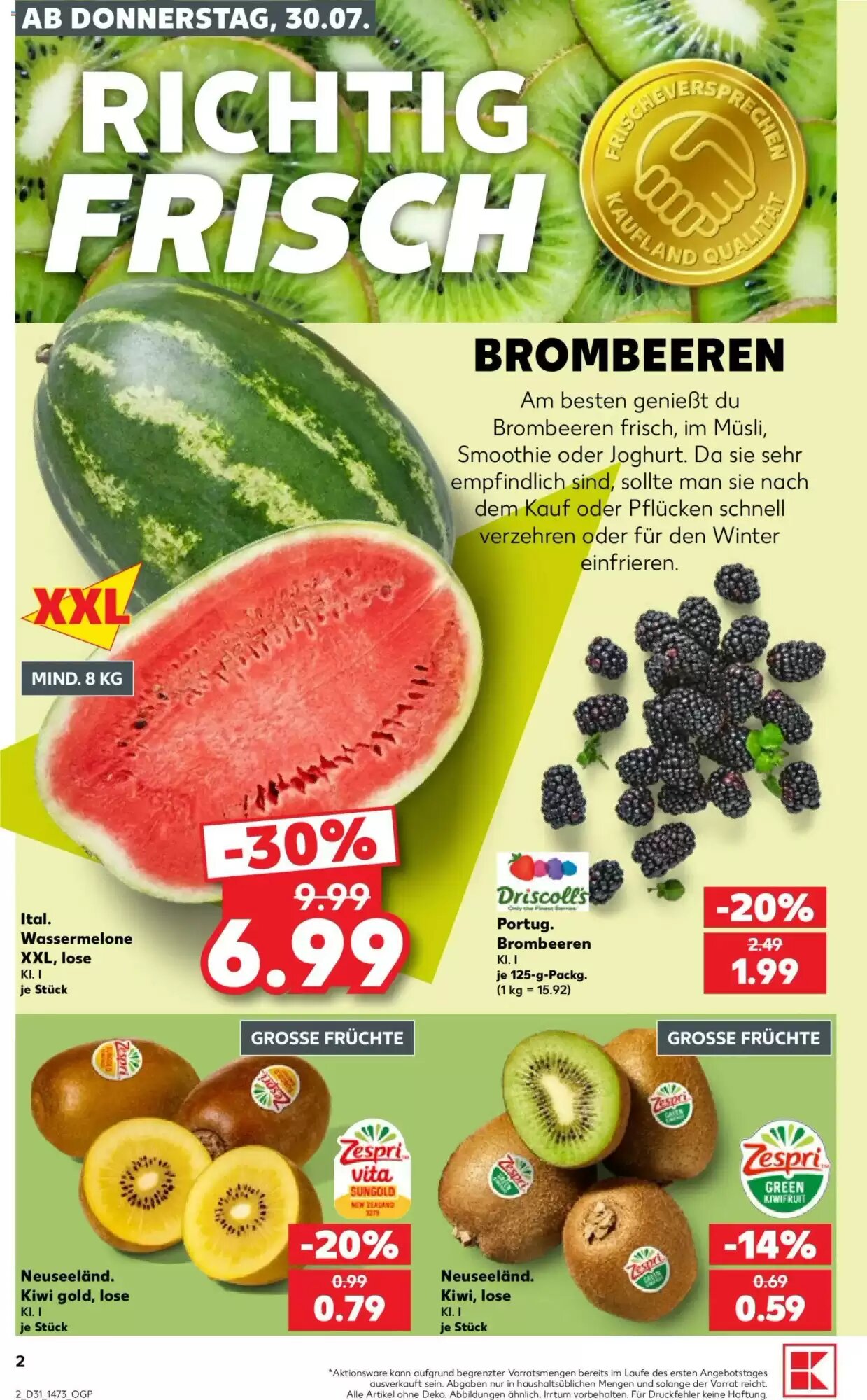 Kaufland Prospekt (ab 30.07.2026) zum Blättern - Seite 2