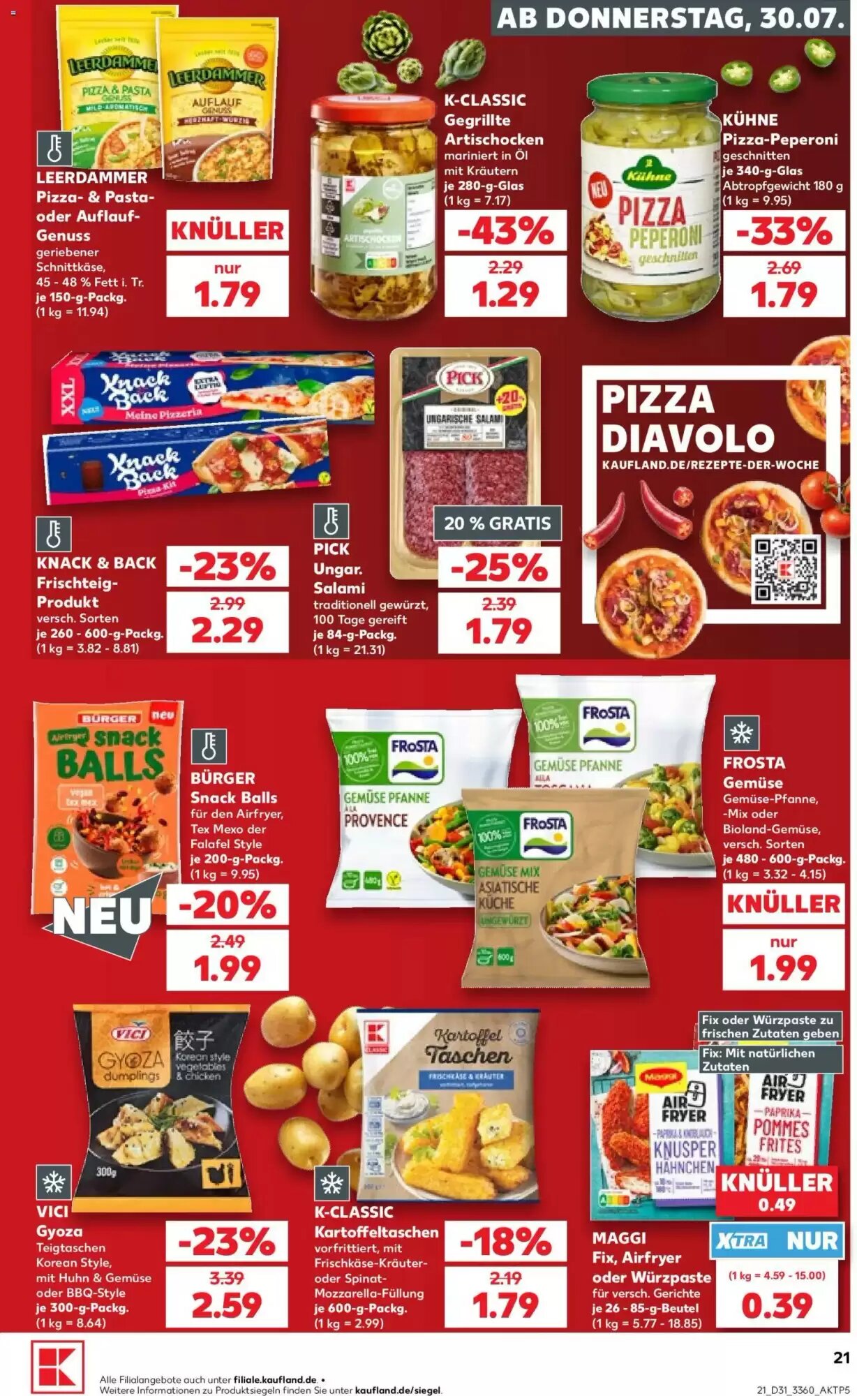 Kaufland Prospekt (ab 30.07.2026) zum Blättern - Seite 21