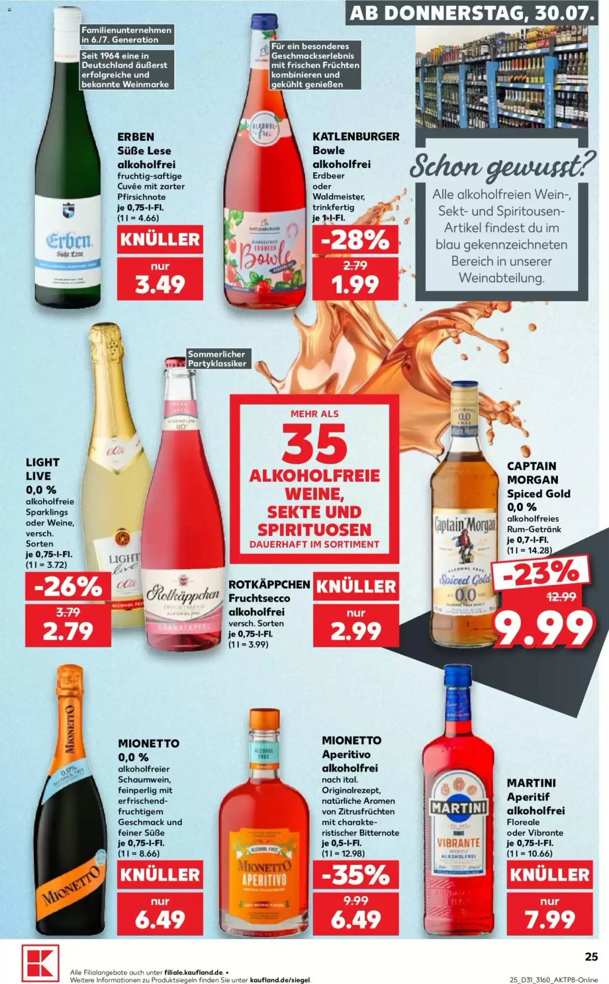 Kaufland Prospekt (ab 30.07.2026) zum Blättern - Seite 25