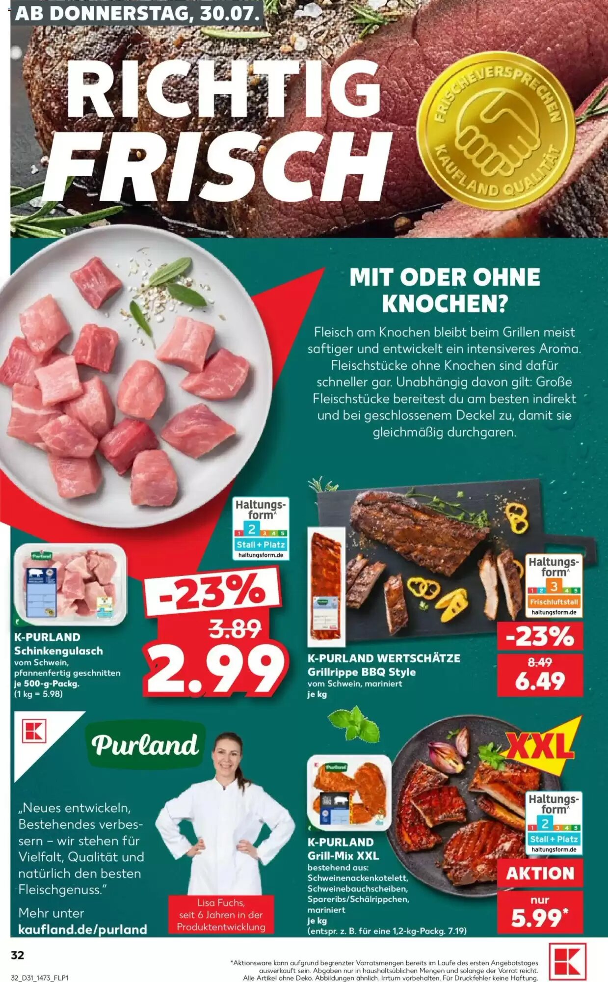 Kaufland Prospekt (ab 30.07.2026) zum Blättern - Seite 32