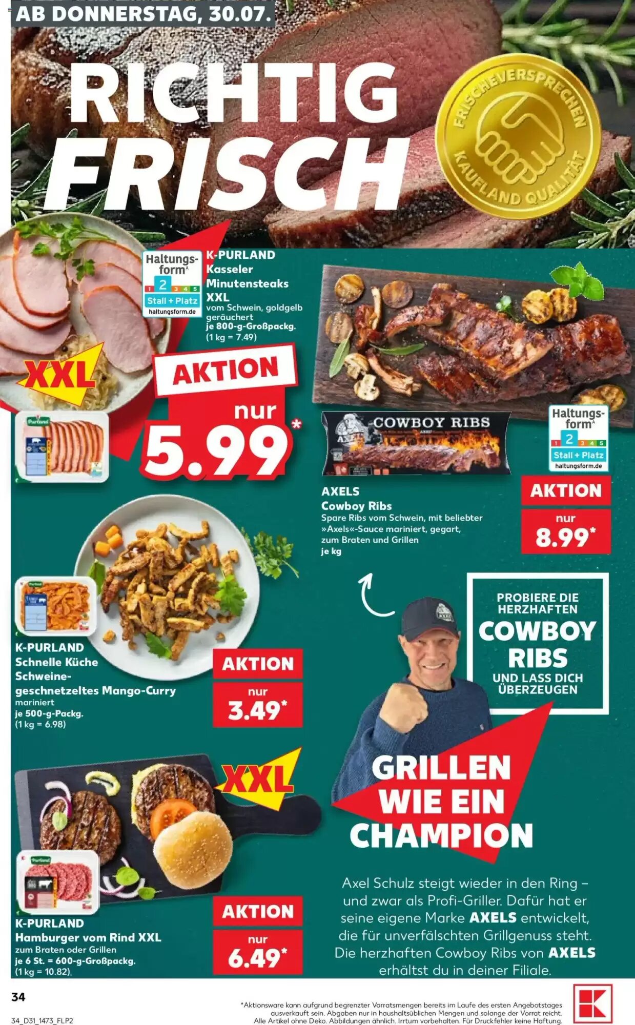 Kaufland Prospekt (ab 30.07.2026) zum Blättern - Seite 34
