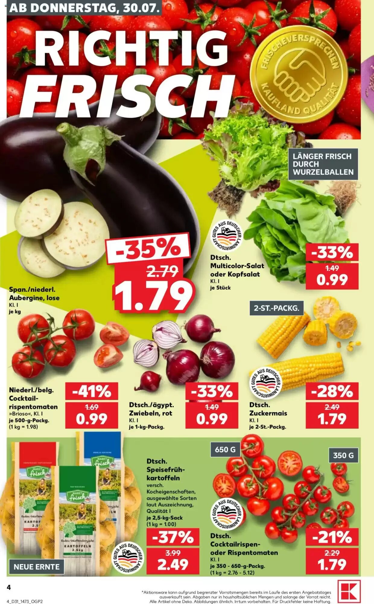 Kaufland Prospekt (ab 30.07.2026) zum Blättern - Seite 4
