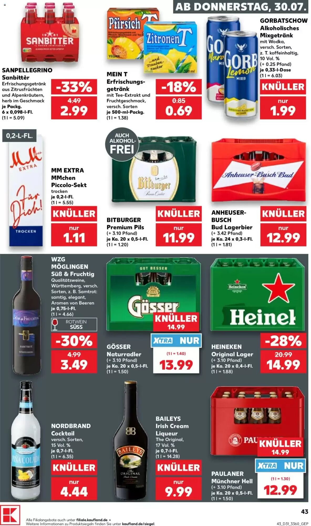 Kaufland Prospekt (ab 30.07.2026) zum Blättern - Seite 43