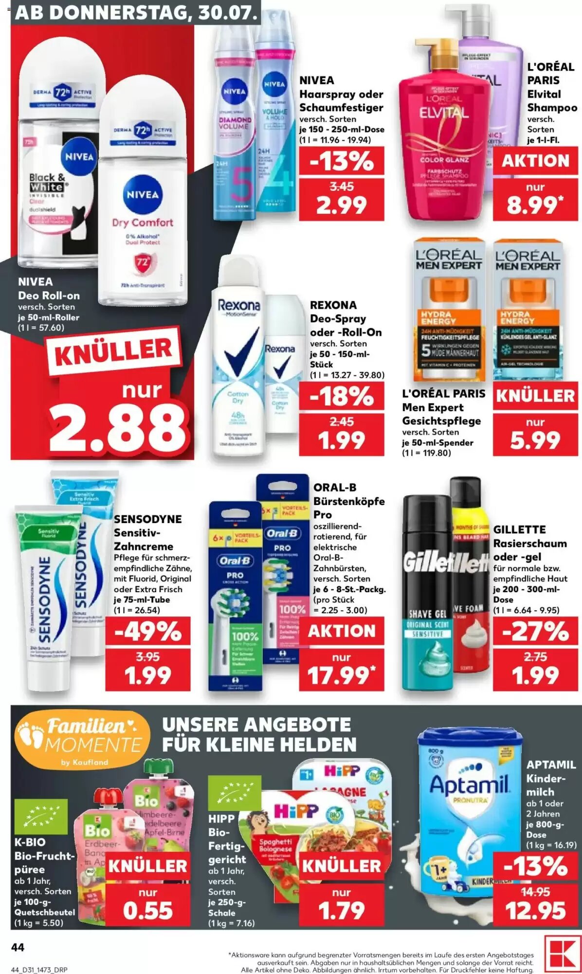Kaufland Prospekt (ab 30.07.2026) zum Blättern - Seite 44