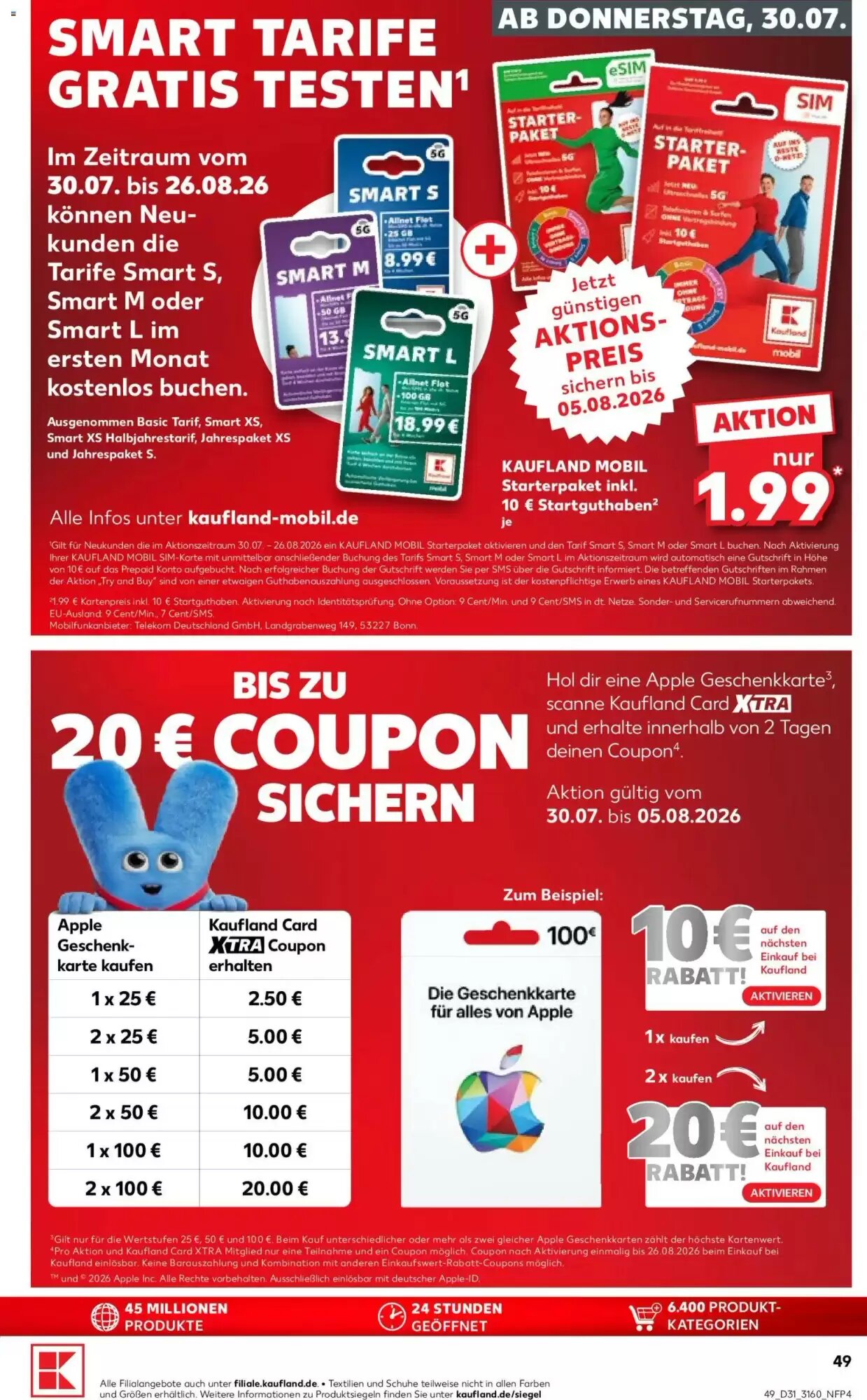 Kaufland Prospekt (ab 30.07.2026) zum Blättern - Seite 51