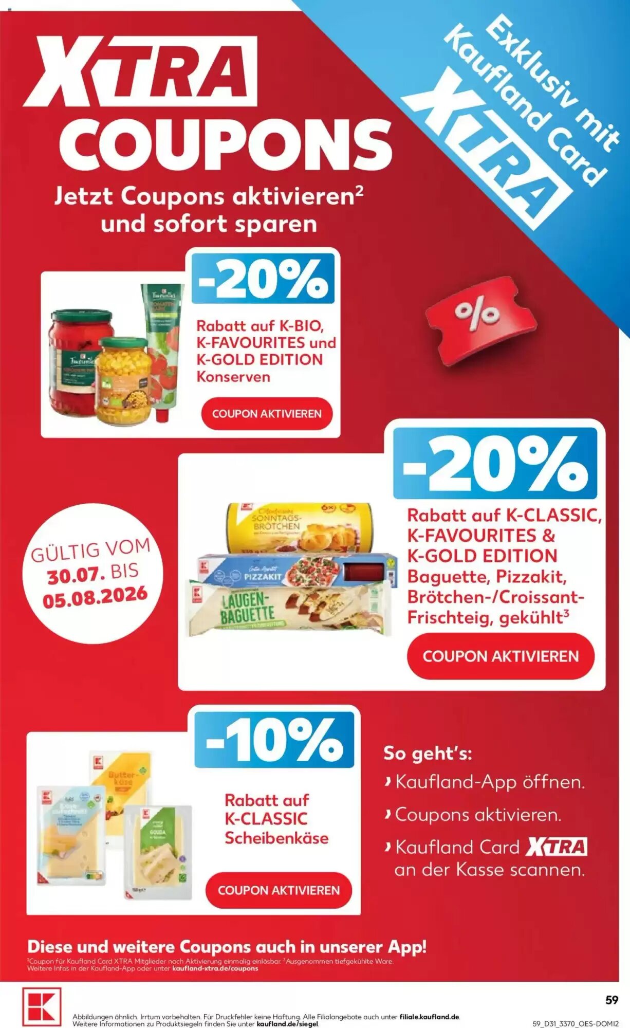 Kaufland Prospekt (ab 30.07.2026) zum Blättern - Seite 59