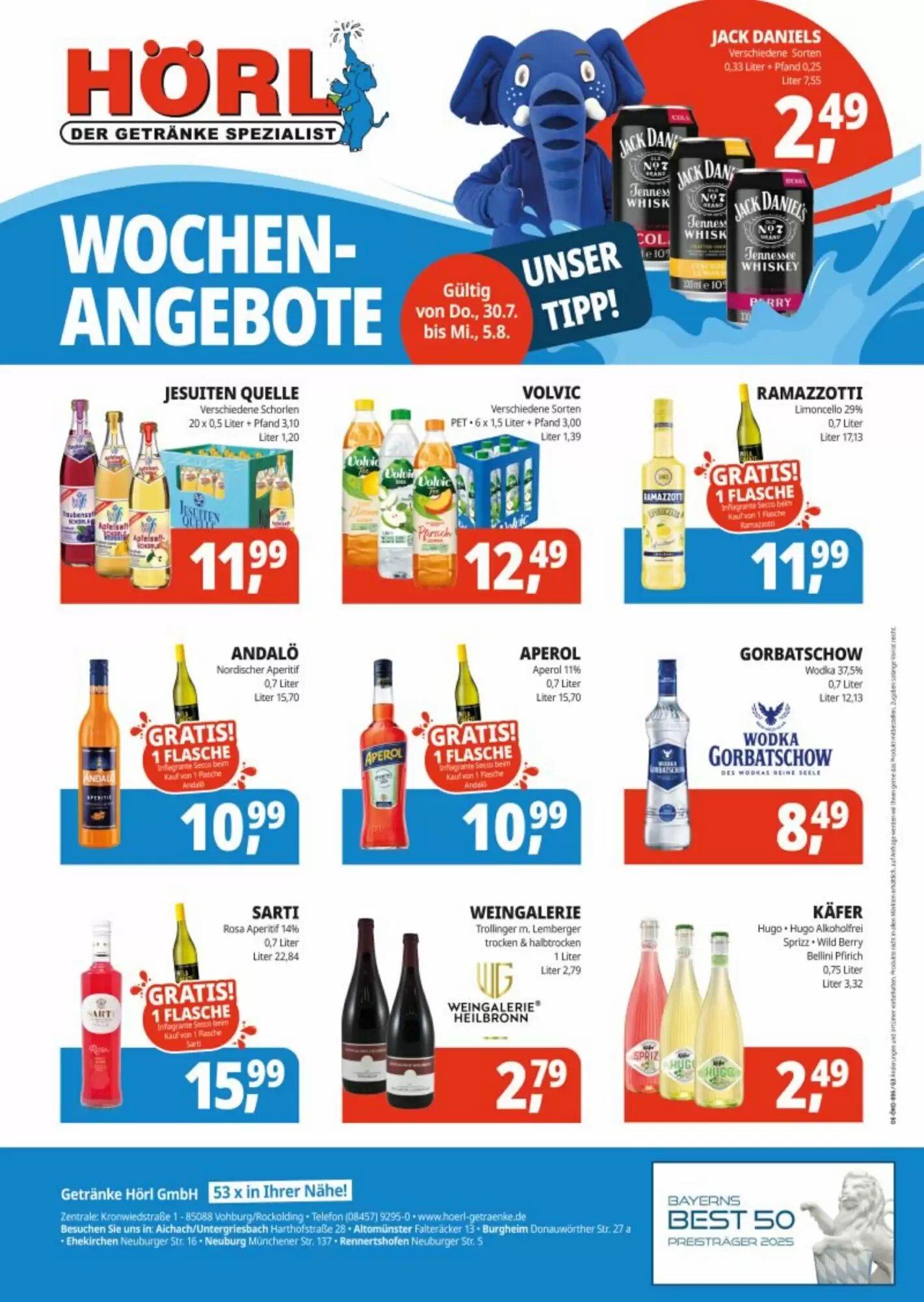 Hörl Getränke Prospekt (ab 30.07.2026) zum Blättern - Seite 2