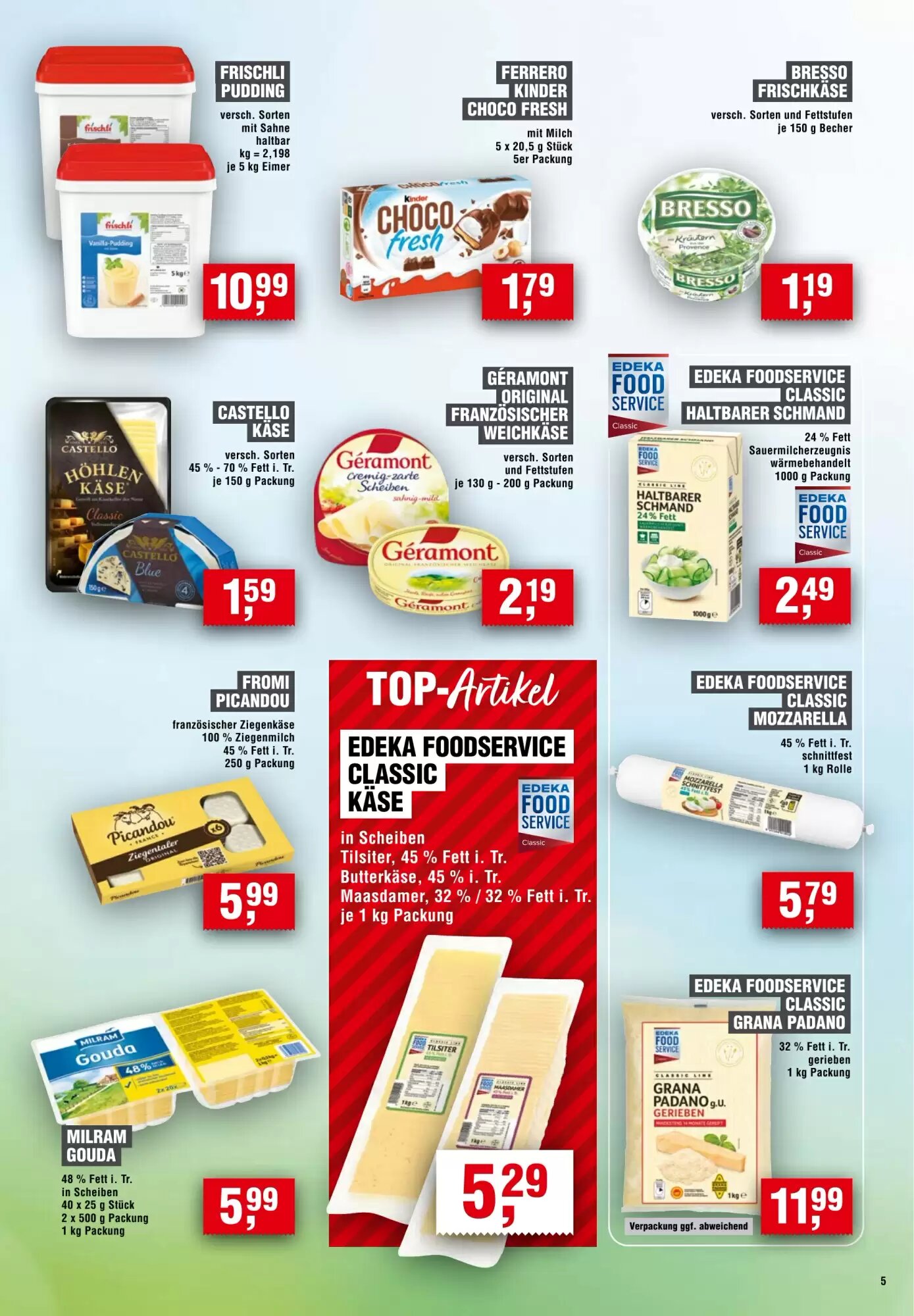 EDEKA Foodservice Prospekt (ab 30.07.2026) zum Blättern - Seite 5