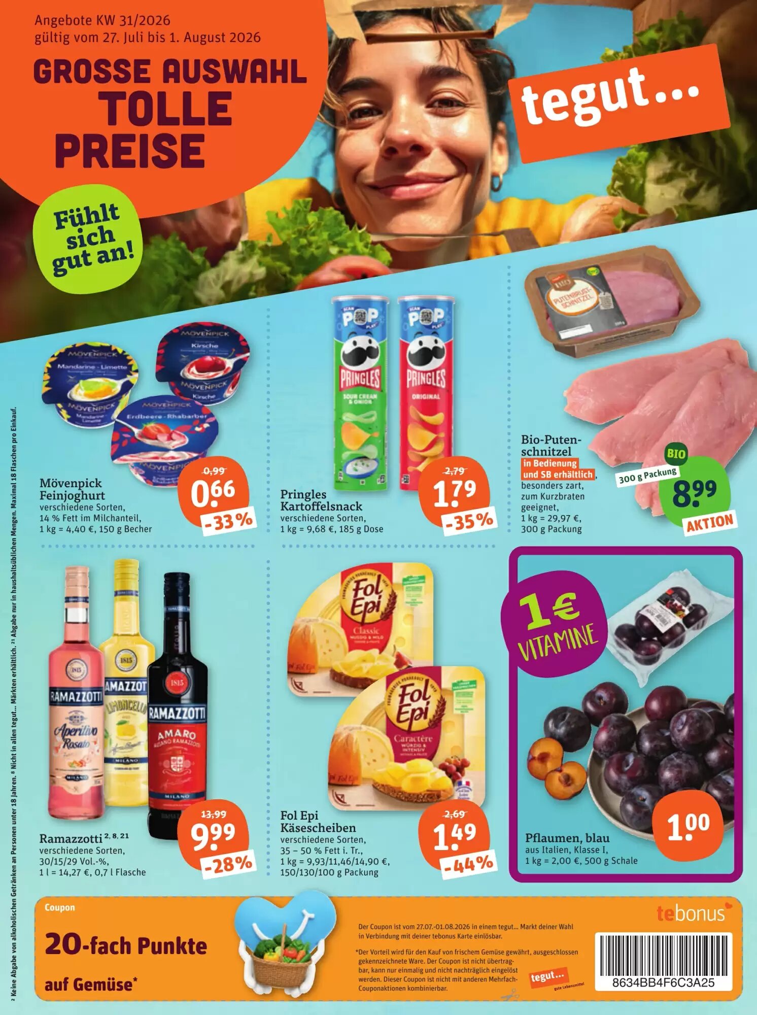 tegut Prospekt (ab 31.07.2026) zum Blättern - Seite 3