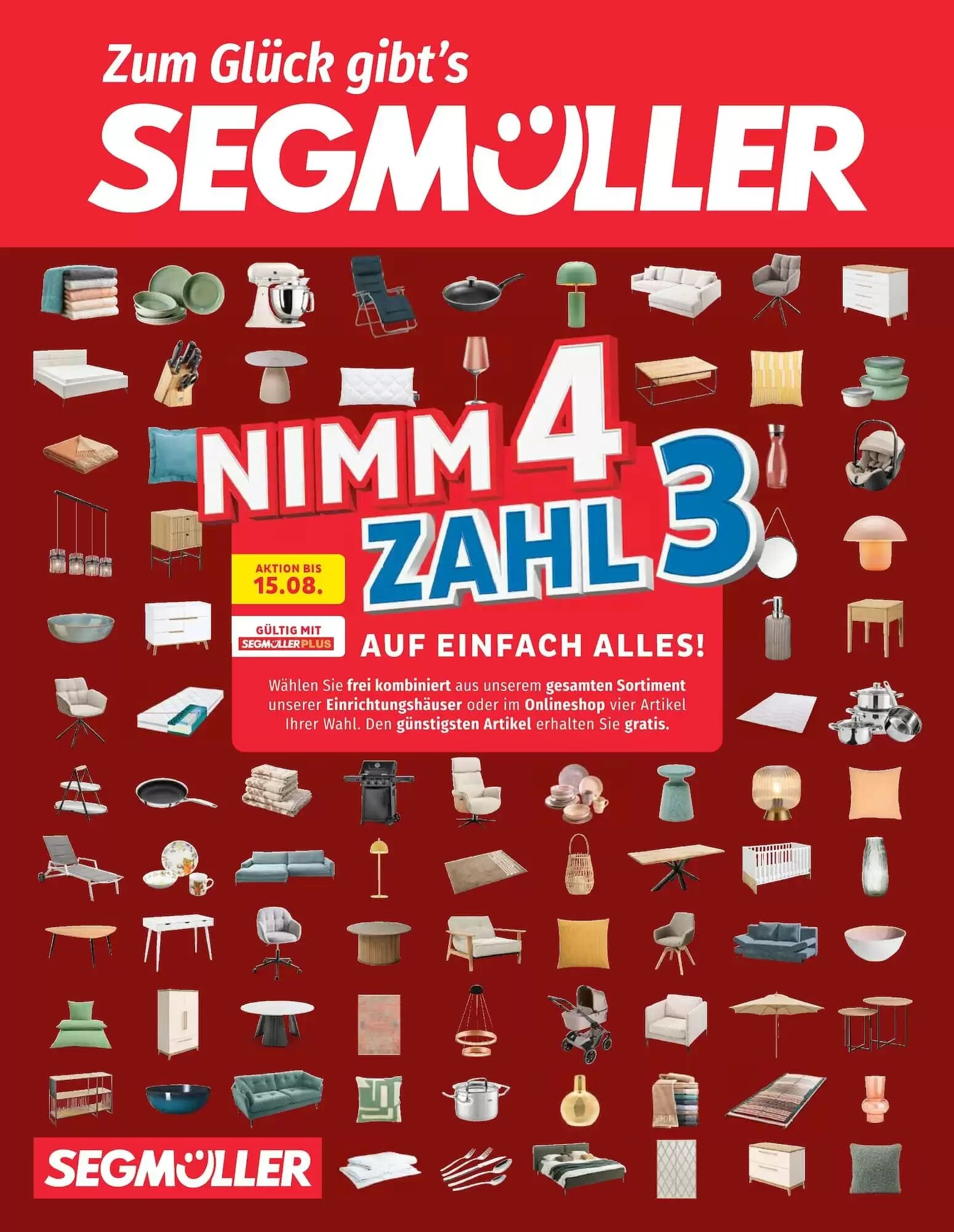 Segmüller Prospekt (ab 31.07.2026) zum Blättern - Seite 1