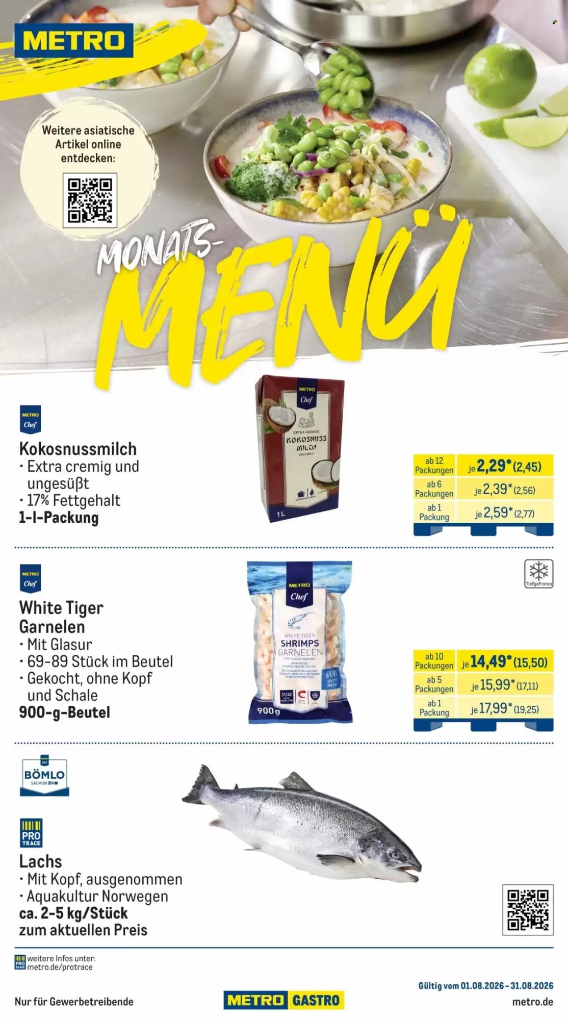 METRO Prospekt (ab 01.08.2026) zum Blättern - Seite 1