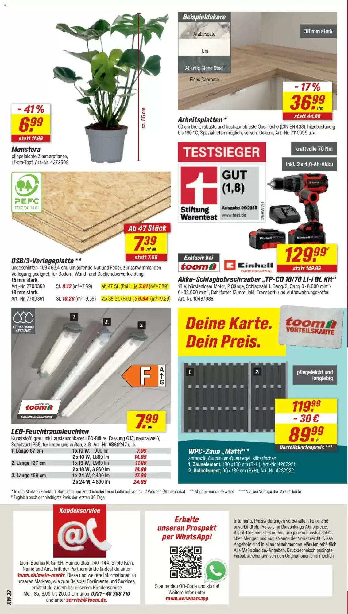 toom Baumarkt Prospekt (ab 01.08.2026) zum Blättern - Seite 12