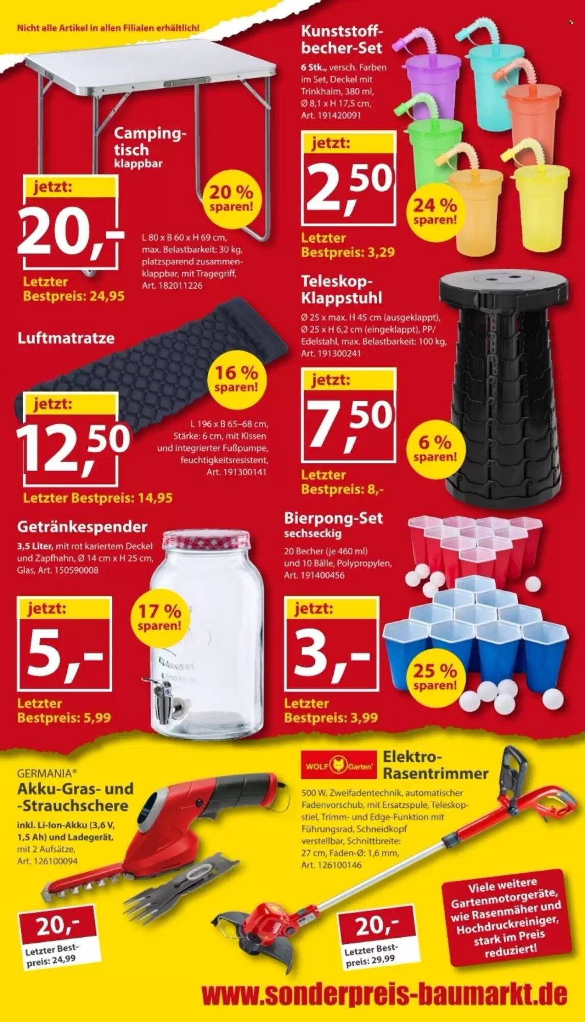 Sonderpreis Baumarkt Prospekt (ab 01.08.2026) zum Blättern - Seite 11