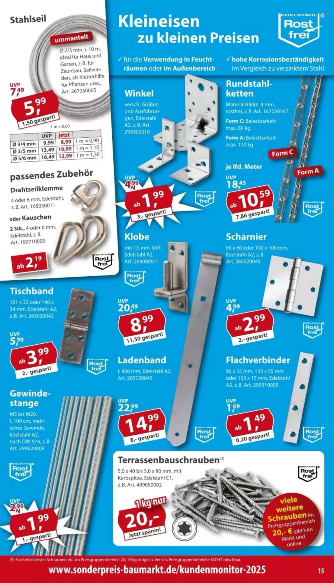 Sonderpreis Baumarkt Prospekt (ab 01.08.2026) zum Blättern - Seite 15