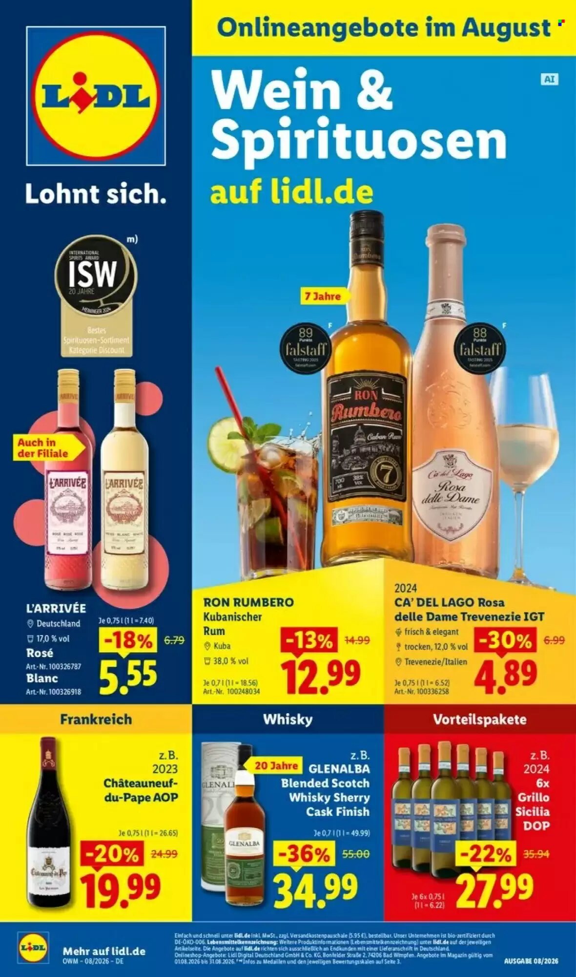 Lidl Prospekt (ab 01.08.2026) zum Blättern - Seite 1