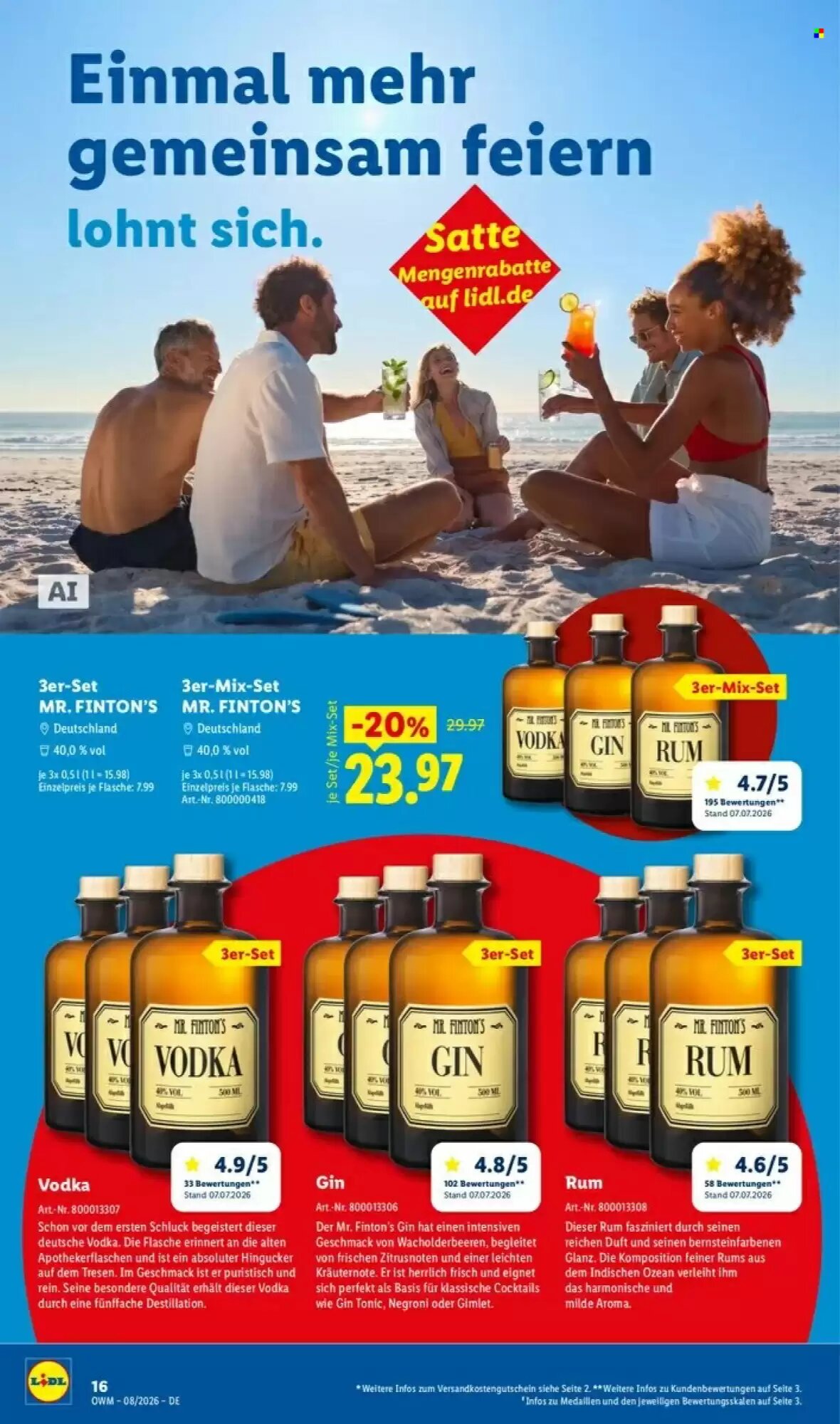 Lidl Prospekt (ab 01.08.2026) zum Blättern - Seite 16