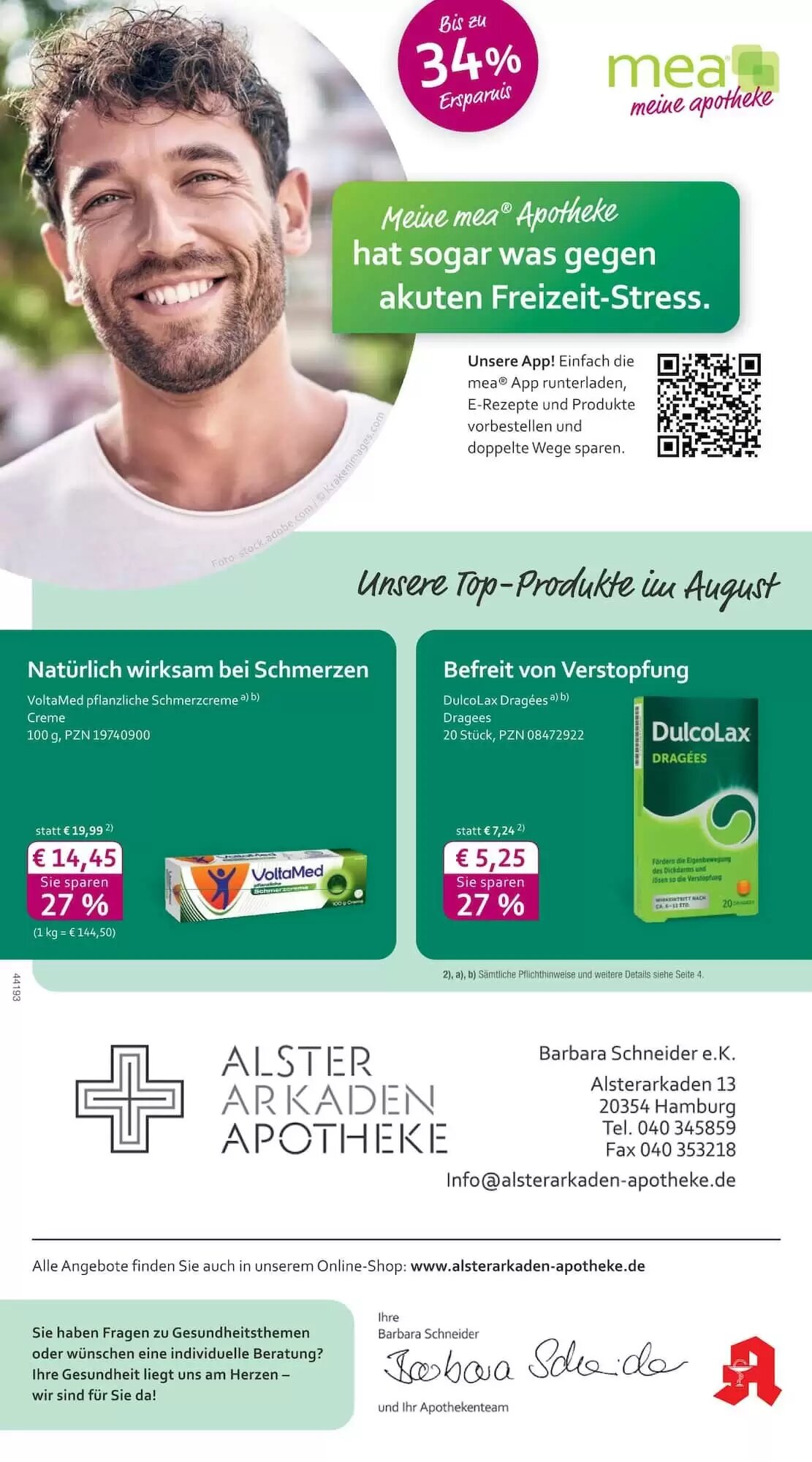 Mea Prospekt (ab 01.08.2026) zum Blättern - Seite 1