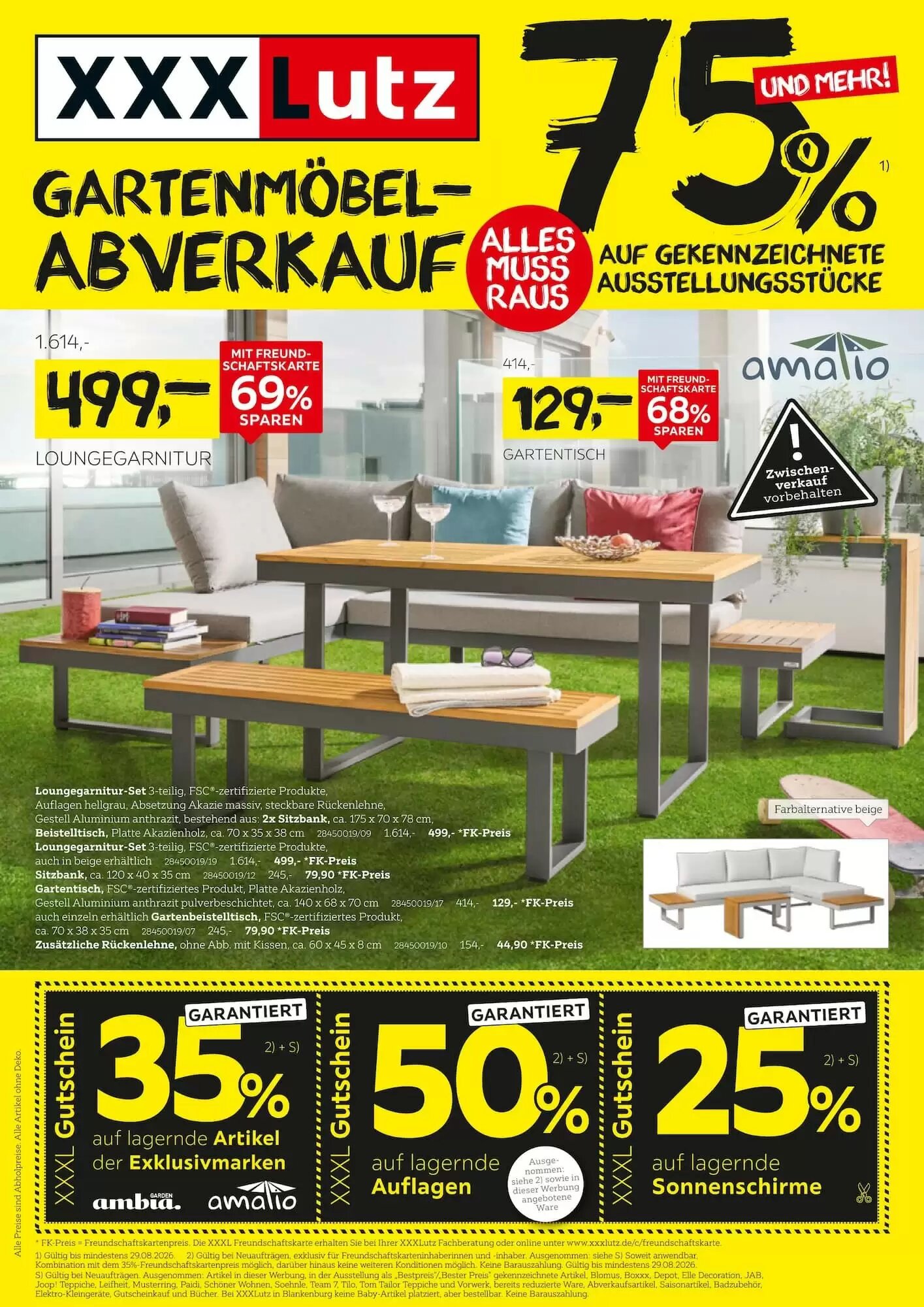 XXXLutz Prospekt (ab 01.08.2026) zum Blättern - Seite 1