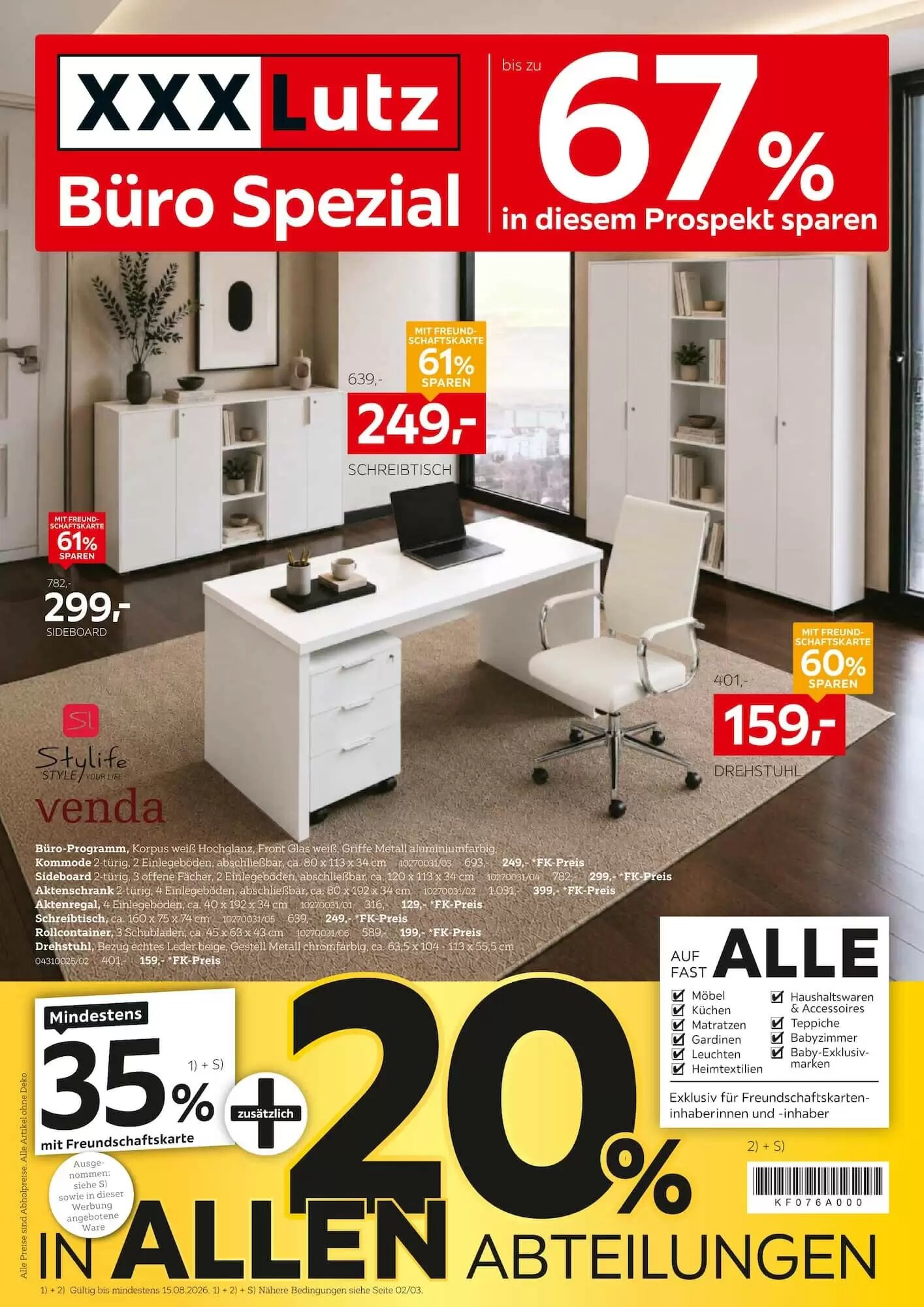 XXXLutz Prospekt (ab 01.08.2026) zum Blättern - Seite 1
