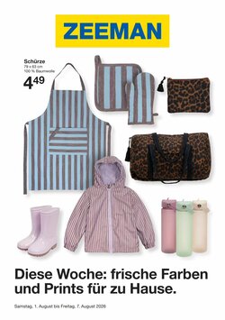 Zeeman Prospekt (ab 01.08.2026) zum Blättern