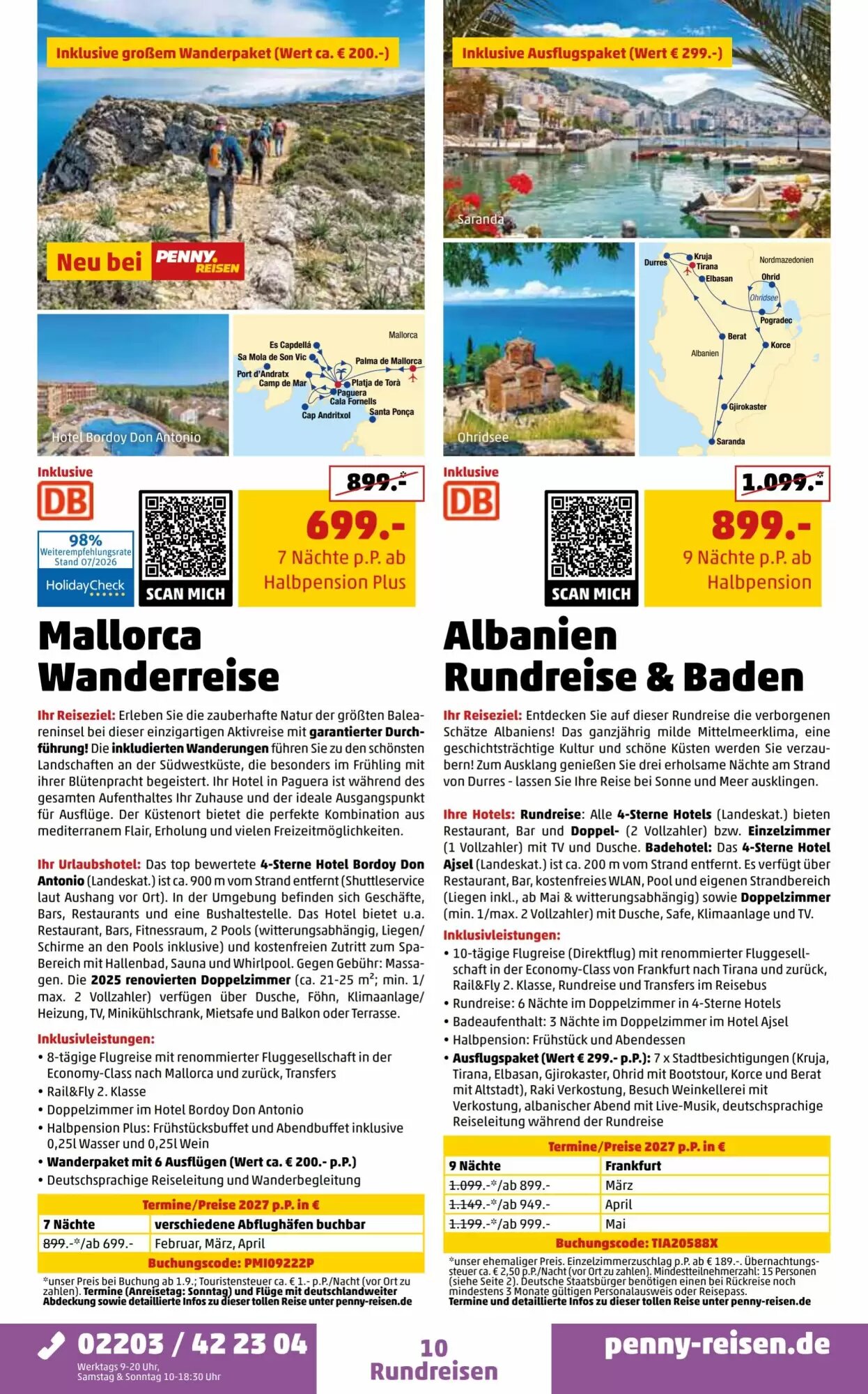 Penny Reisen Prospekt (ab 01.08.2026) zum Blättern - Seite 10