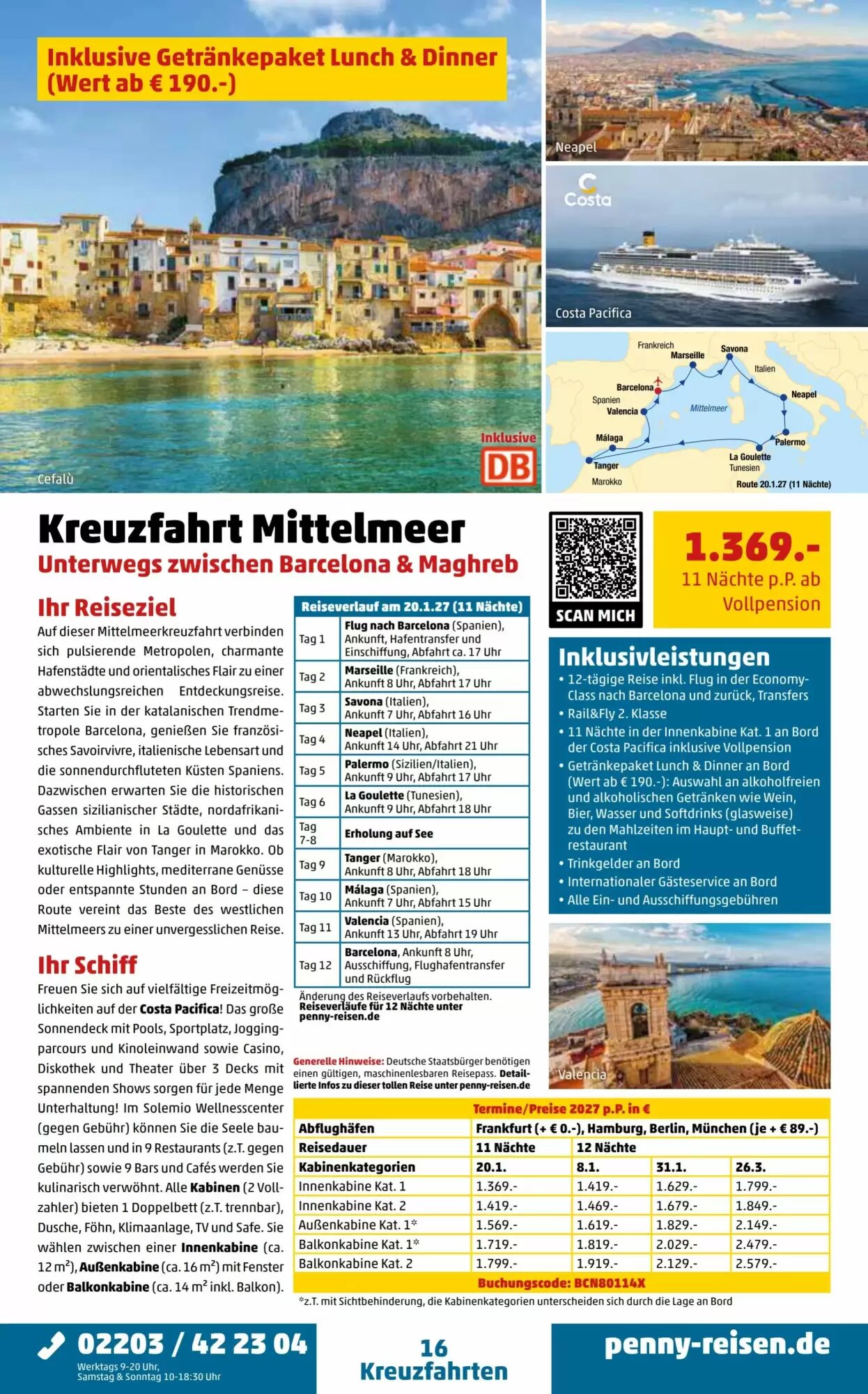 Penny Reisen Prospekt (ab 01.08.2026) zum Blättern - Seite 16