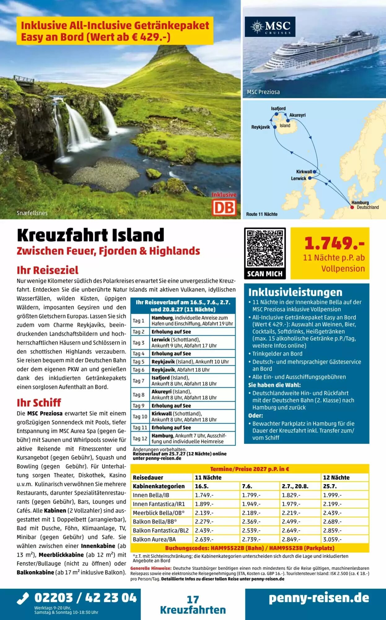 Penny Reisen Prospekt (ab 01.08.2026) zum Blättern - Seite 17