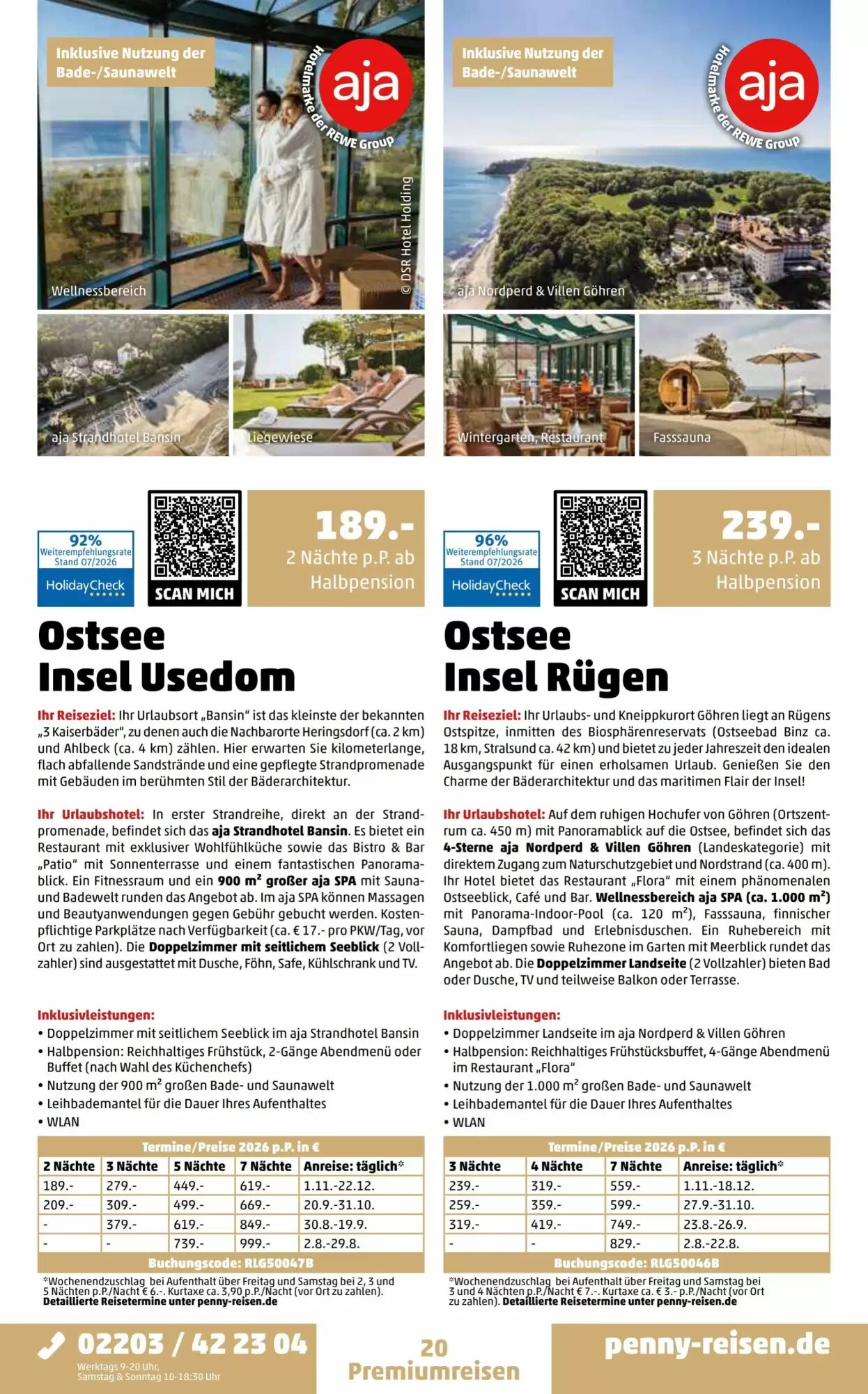 Penny Reisen Prospekt (ab 01.08.2026) zum Blättern - Seite 20