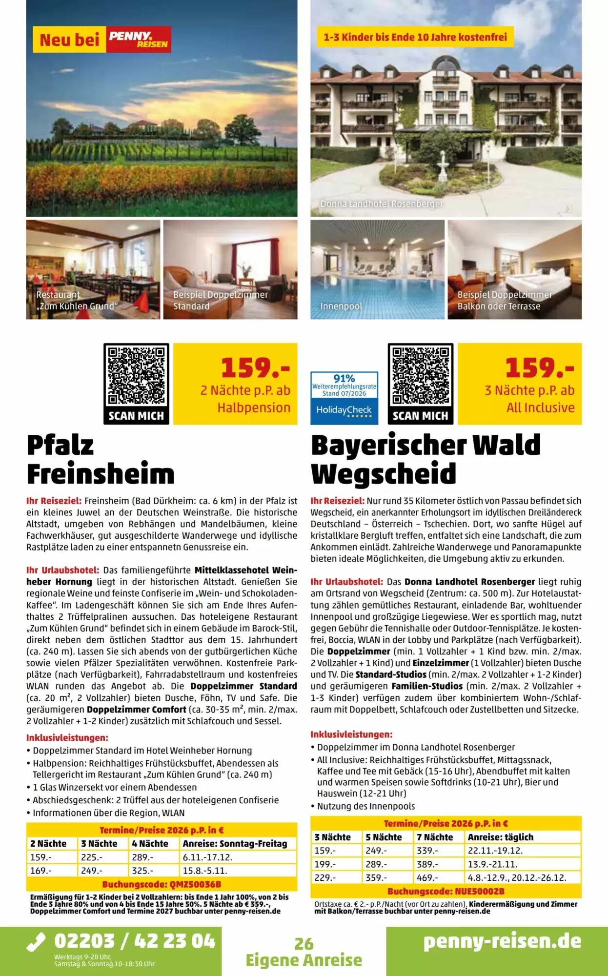 Penny Reisen Prospekt (ab 01.08.2026) zum Blättern - Seite 26