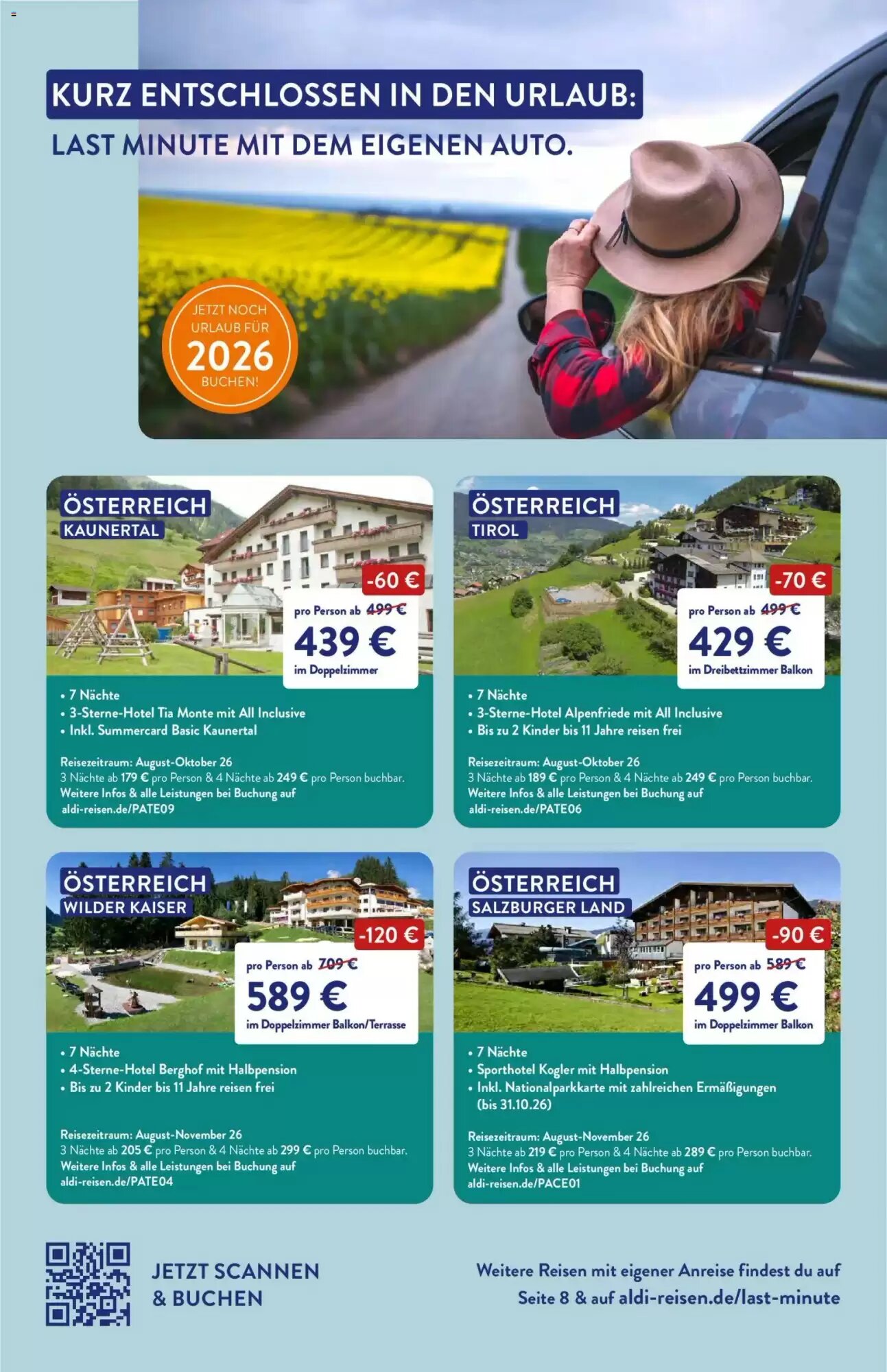 ALDI Nord Reisen Prospekt (ab 01.08.2026) zum Blättern - Seite 7