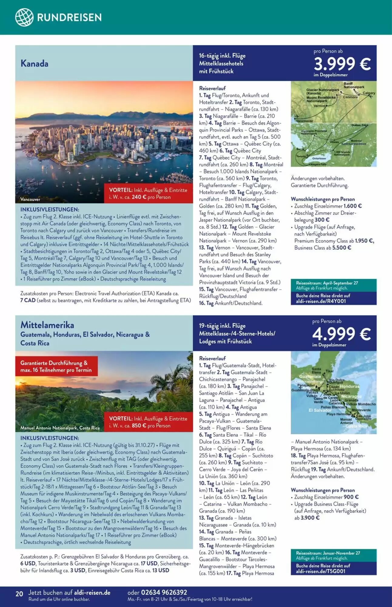 Aldi Süd Reisen Prospekt (ab 01.08.2026) zum Blättern - Seite 20