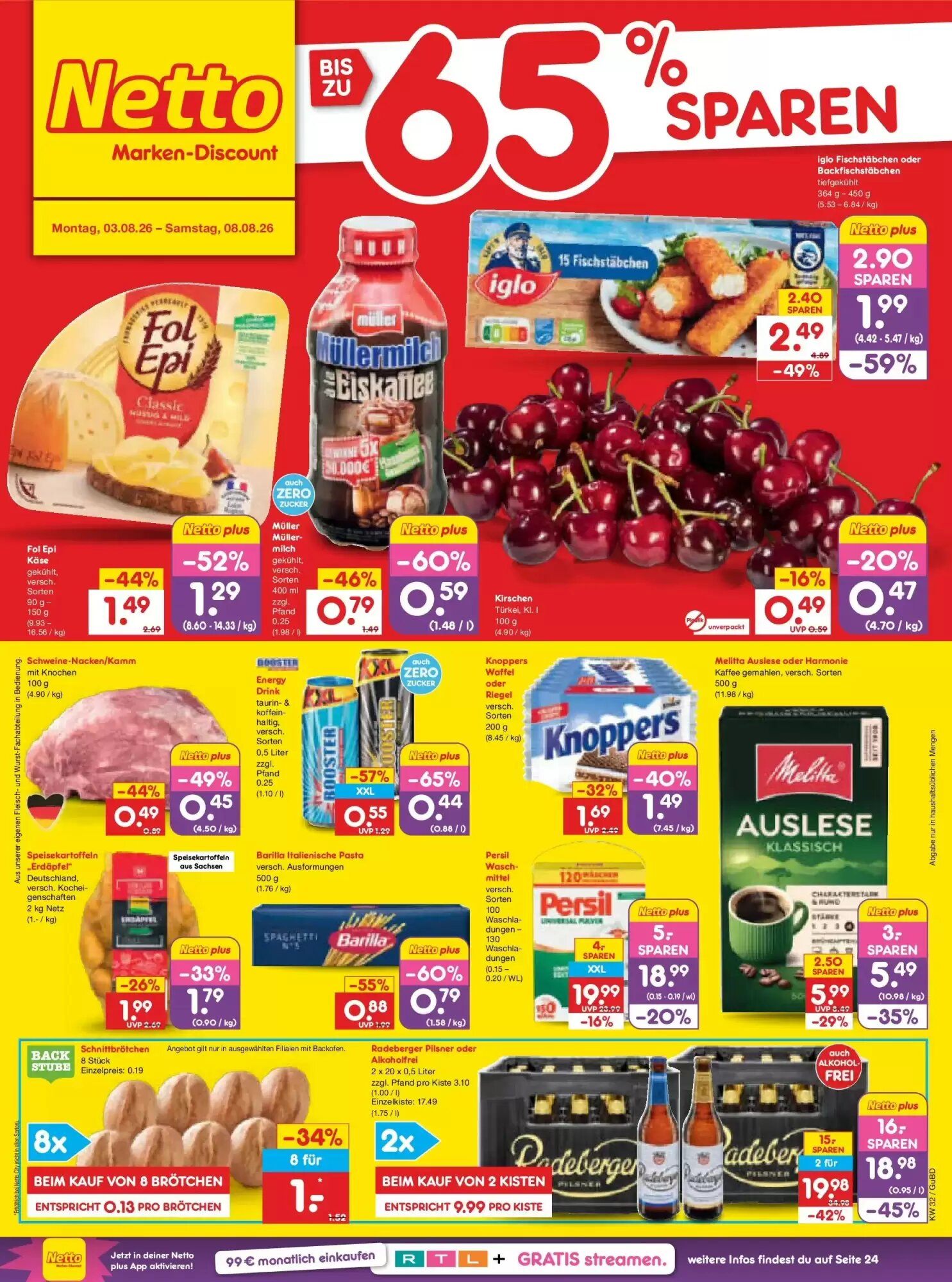 Netto Marken-Discount Prospekt (ab 02.08.2026) zum Blättern - Seite 1