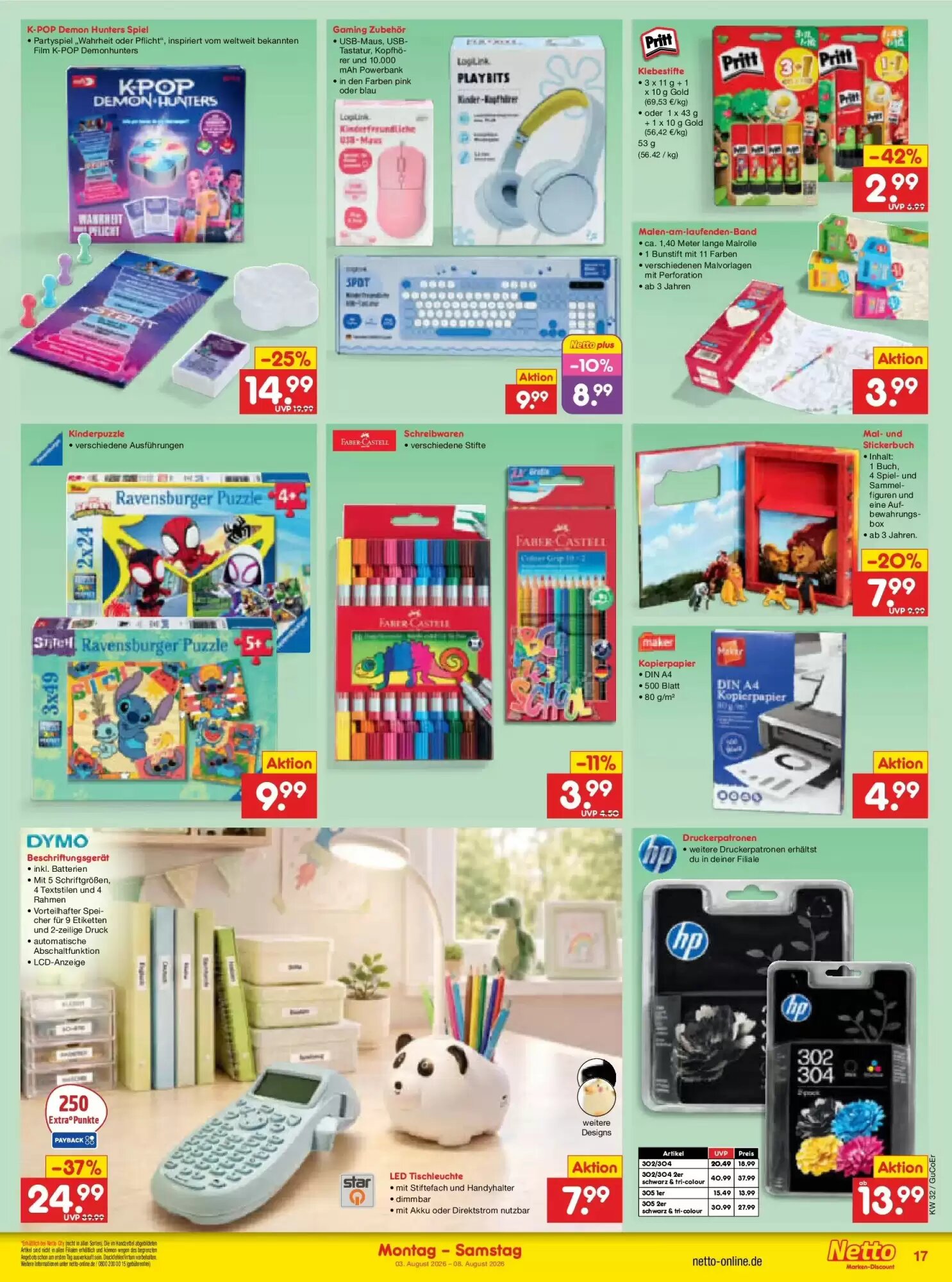 Netto Marken-Discount Prospekt (ab 02.08.2026) zum Blättern - Seite 33