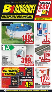 B1 Discount Baumarkt Prospekt (ab 02.08.2026) zum Blättern