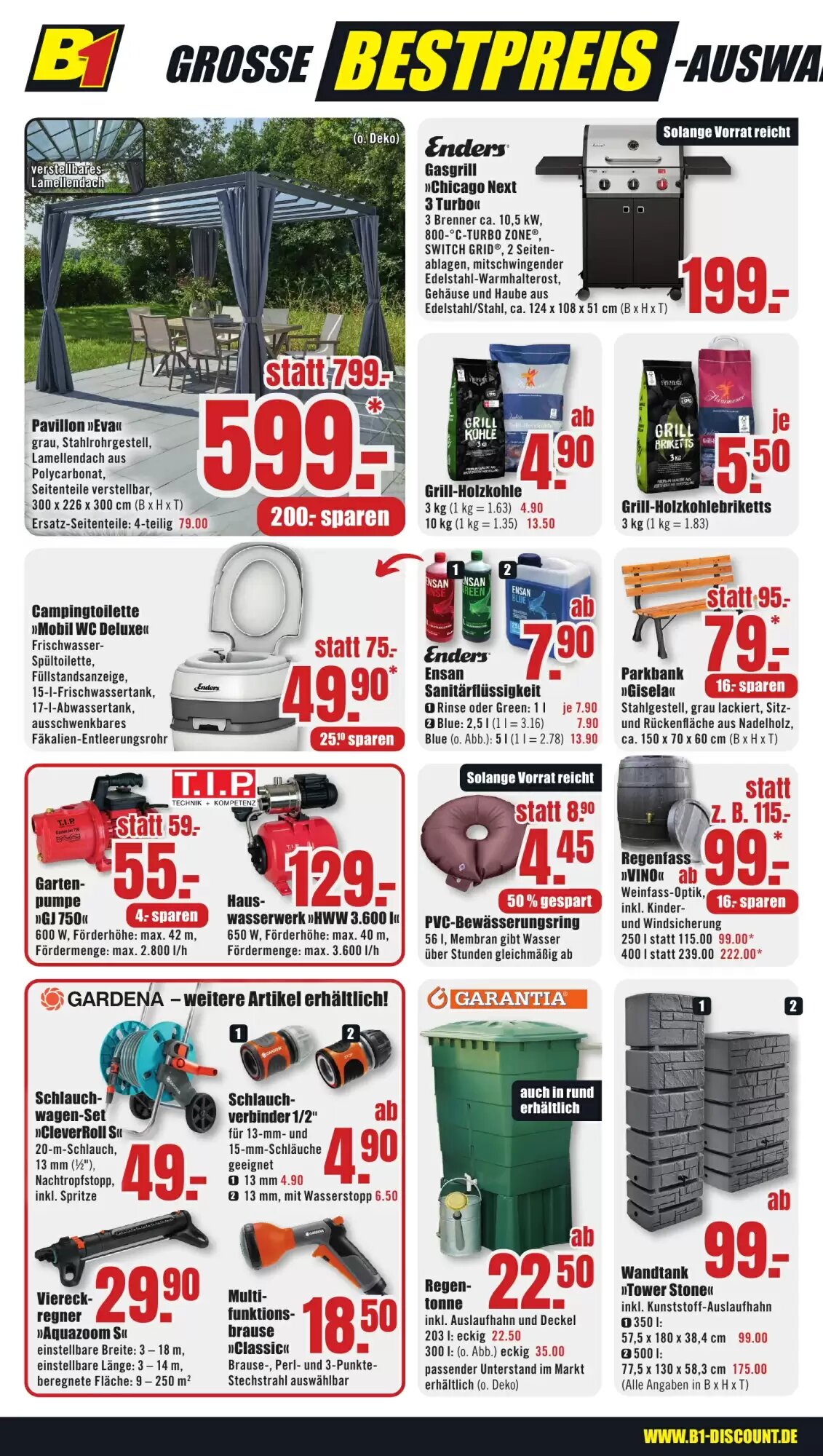B1 Discount Baumarkt Prospekt (ab 02.08.2026) zum Blättern - Seite 2