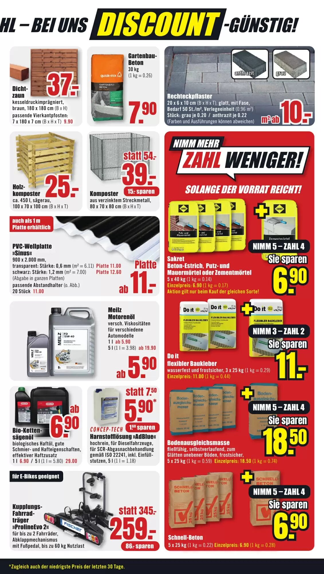 B1 Discount Baumarkt Prospekt (ab 02.08.2026) zum Blättern - Seite 3