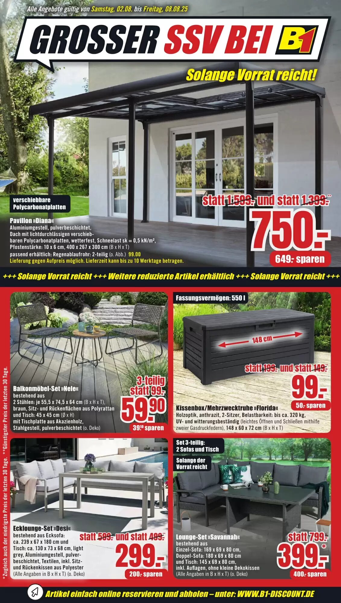 B1 Discount Baumarkt Prospekt (ab 02.08.2026) zum Blättern - Seite 7