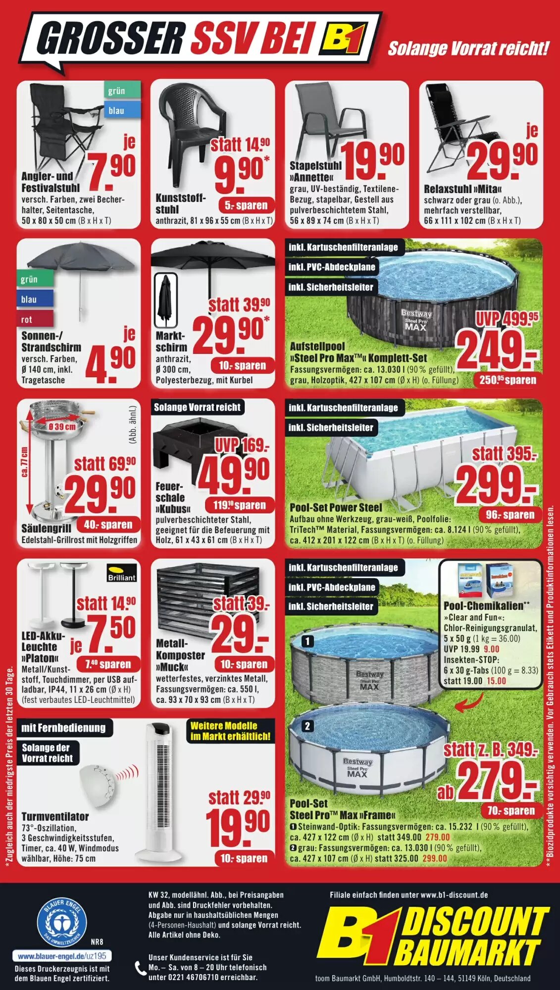 B1 Discount Baumarkt Prospekt (ab 02.08.2026) zum Blättern - Seite 8