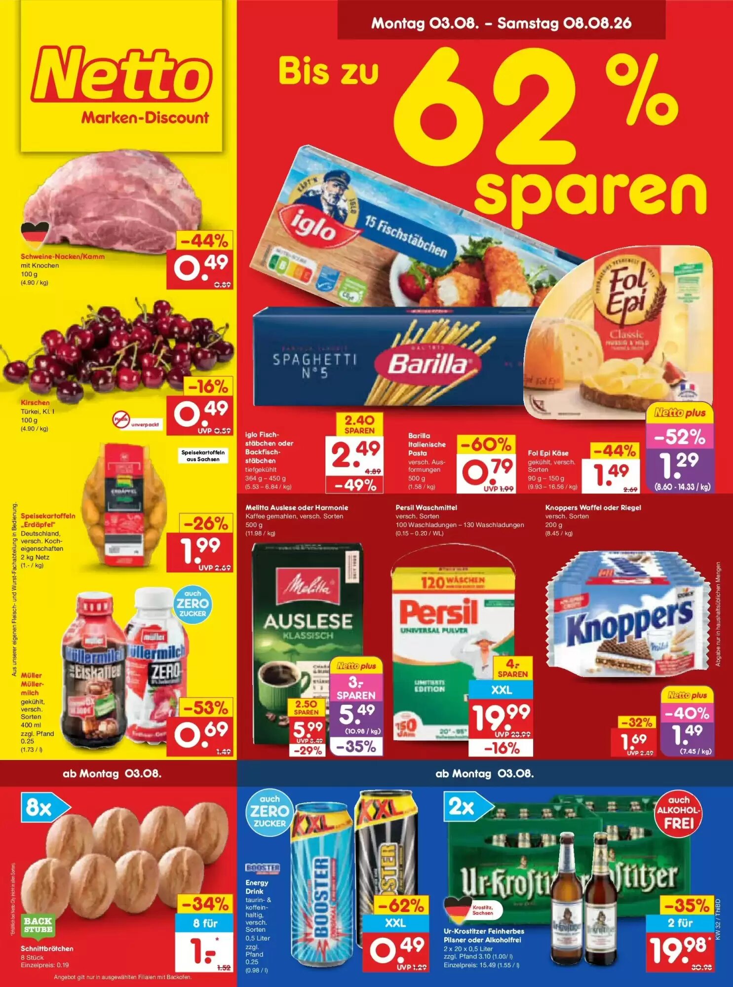 Netto Marken-Discount Prospekt (ab 02.08.2026) zum Blättern - Seite 1