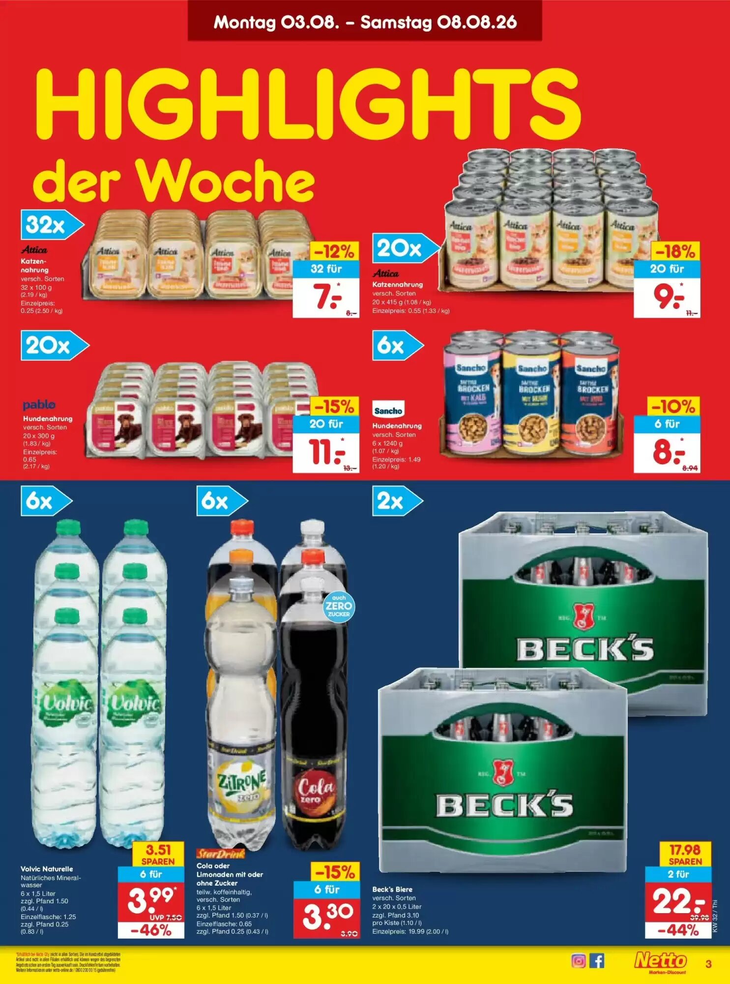 Netto Marken-Discount Prospekt (ab 02.08.2026) zum Blättern - Seite 3