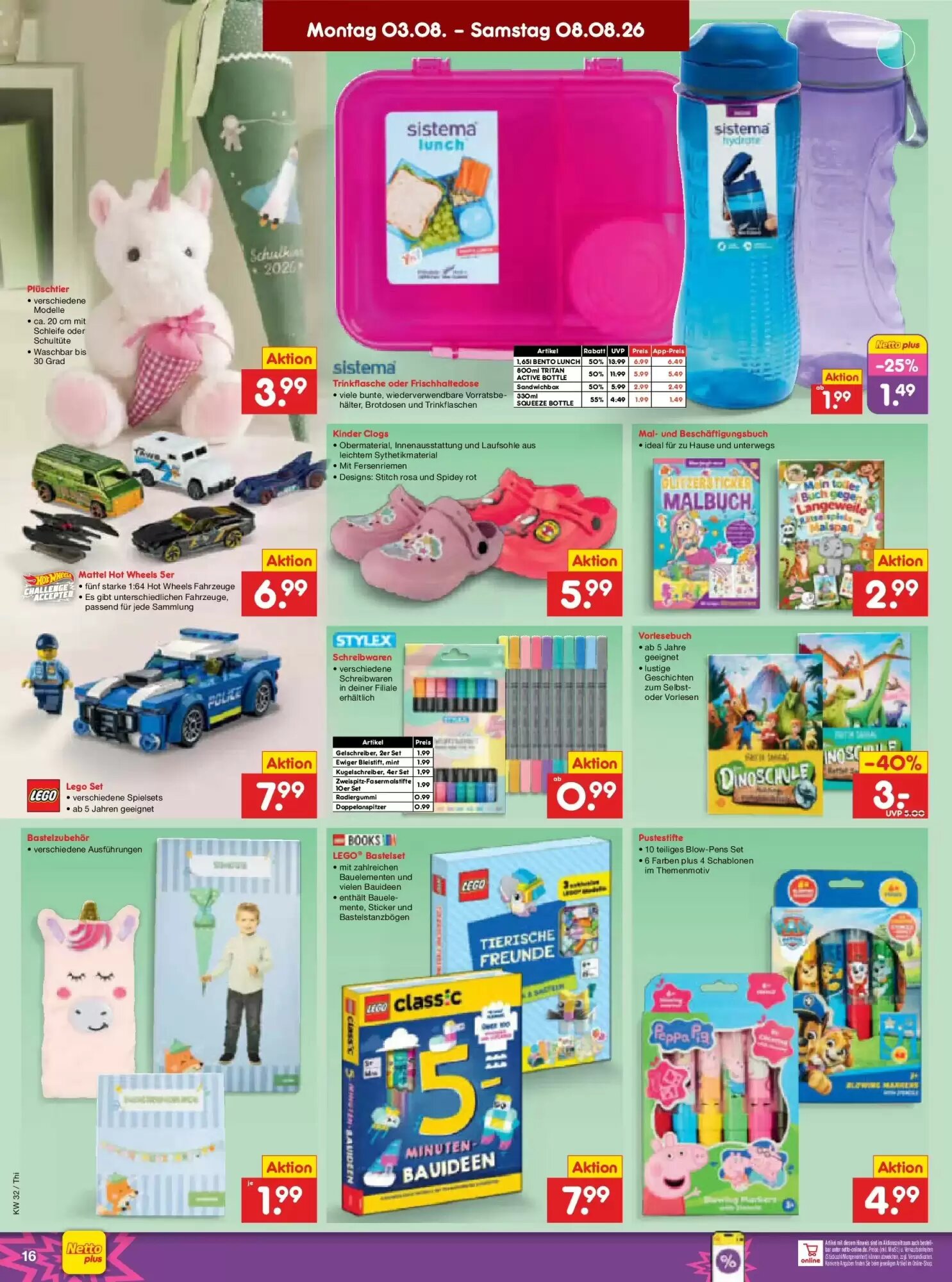 Netto Marken-Discount Prospekt (ab 02.08.2026) zum Blättern - Seite 32