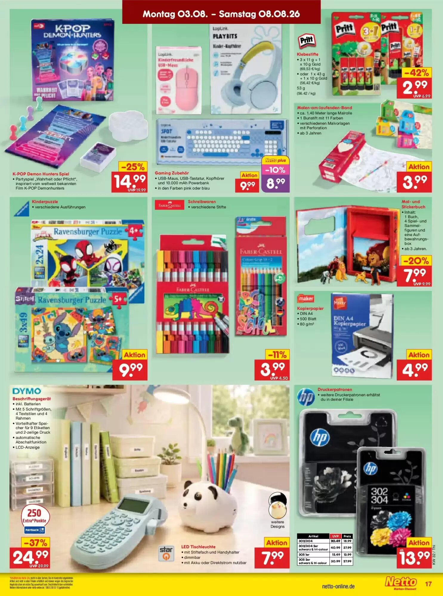 Netto Marken-Discount Prospekt (ab 02.08.2026) zum Blättern - Seite 33