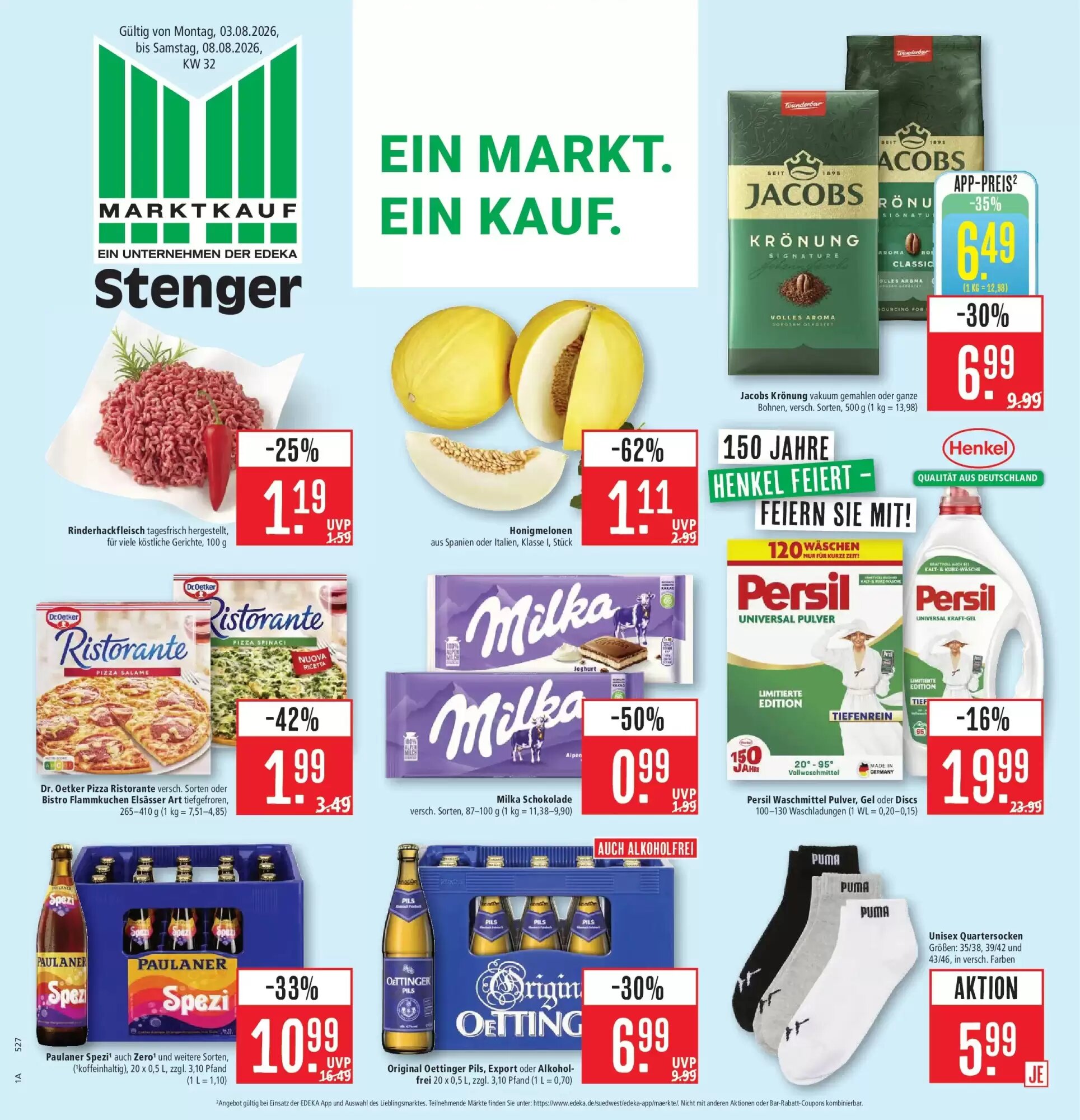 Marktkauf Prospekt (ab 02.08.2026) zum Blättern - Seite 1