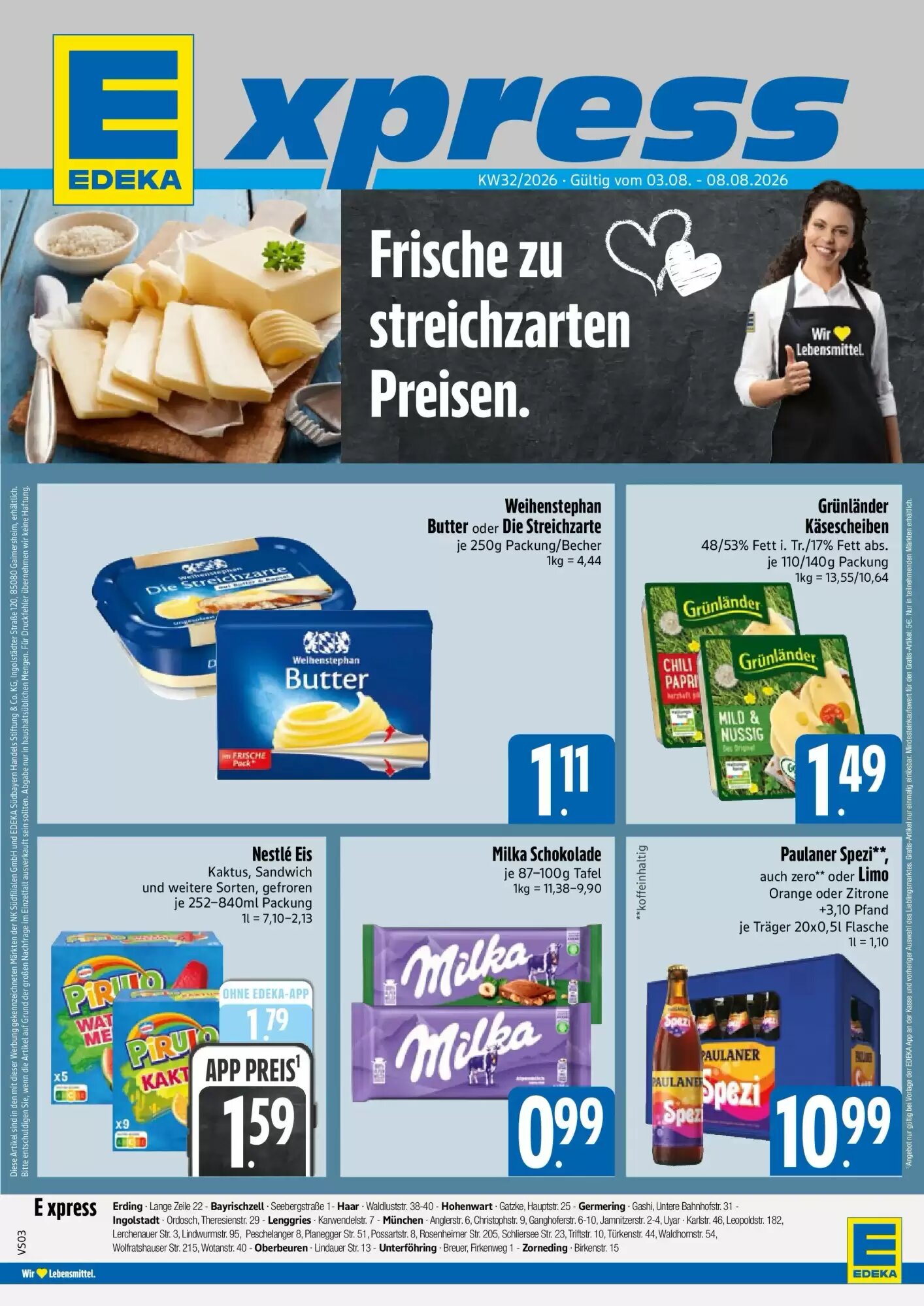 Edeka Xpress Prospekt (ab 02.08.2026) zum Blättern - Seite 1