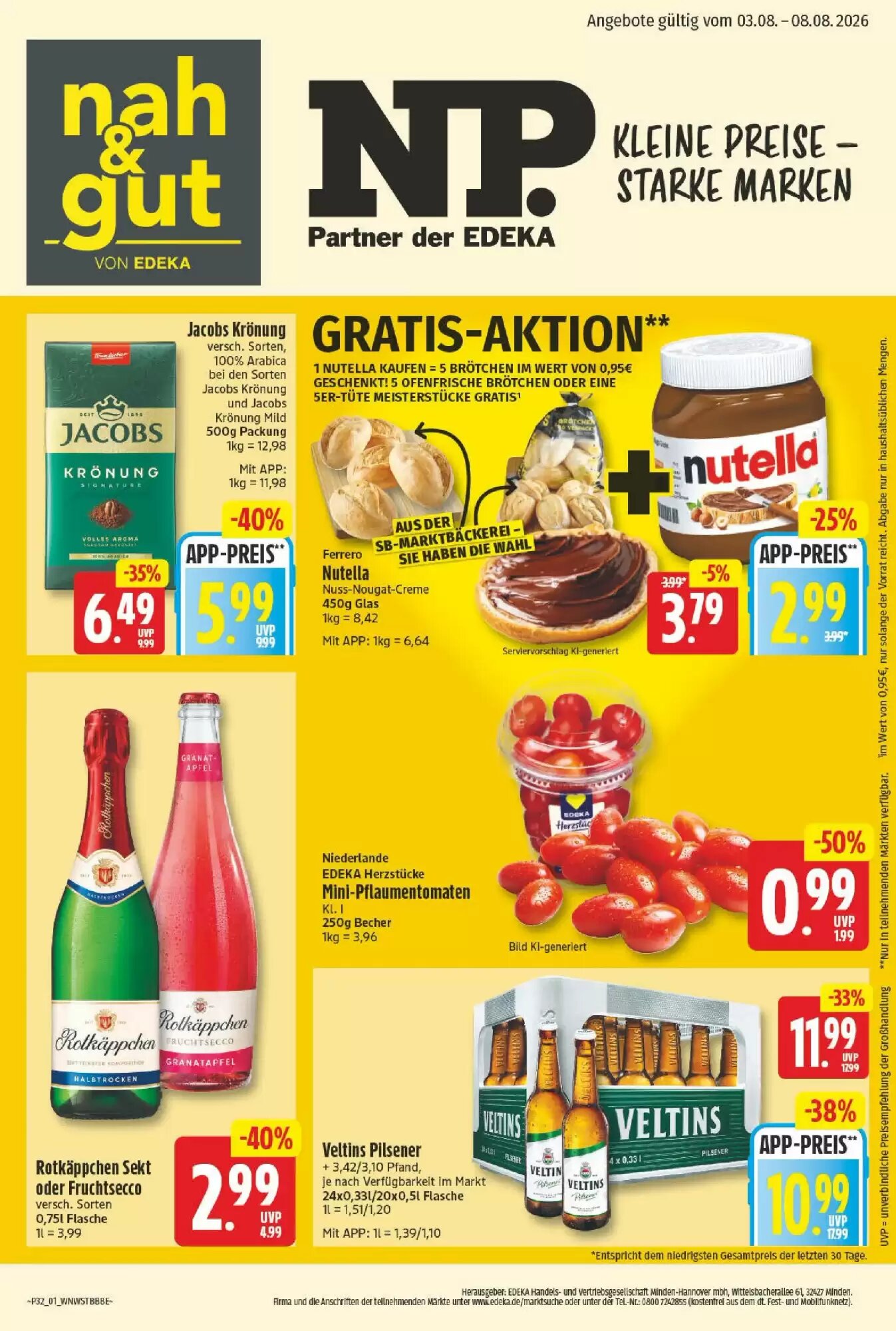 NP Discount Prospekt (ab 02.08.2026) zum Blättern - Seite 1