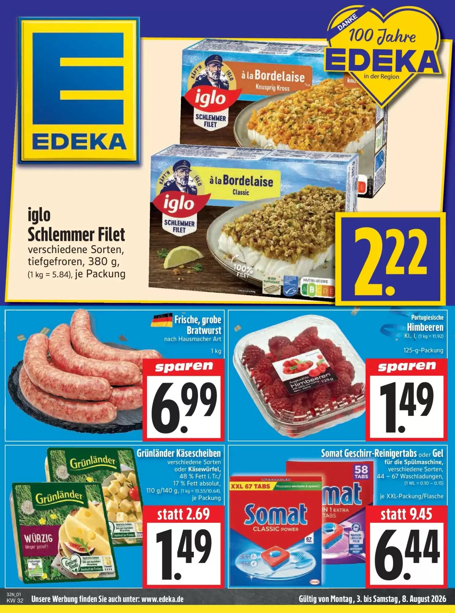 EDEKA Hahner Prospekt (ab 02.08.2026) zum Blättern - Seite 3