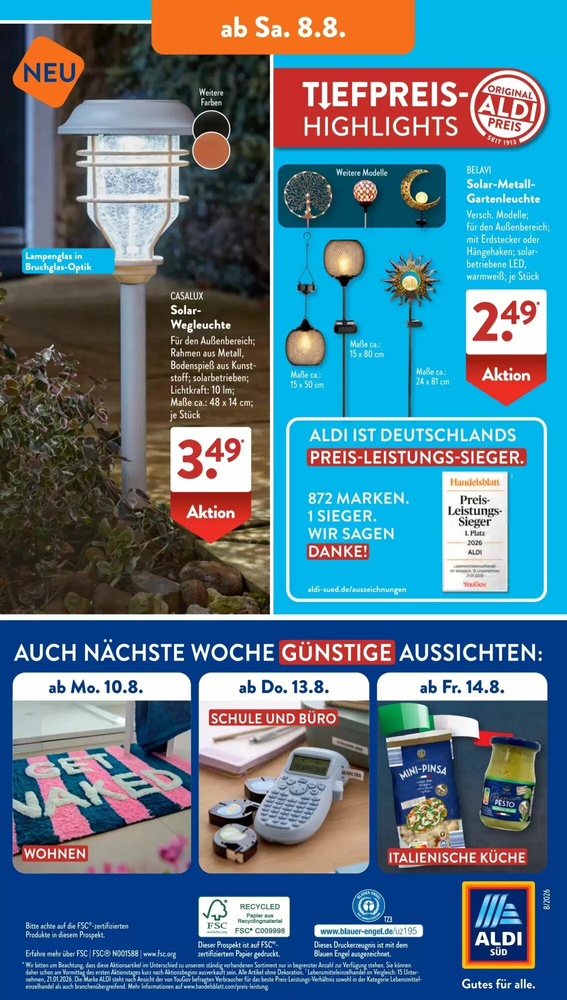 Aldi Süd Prospekt (ab 03.08.2026) zum Blättern - Seite 16