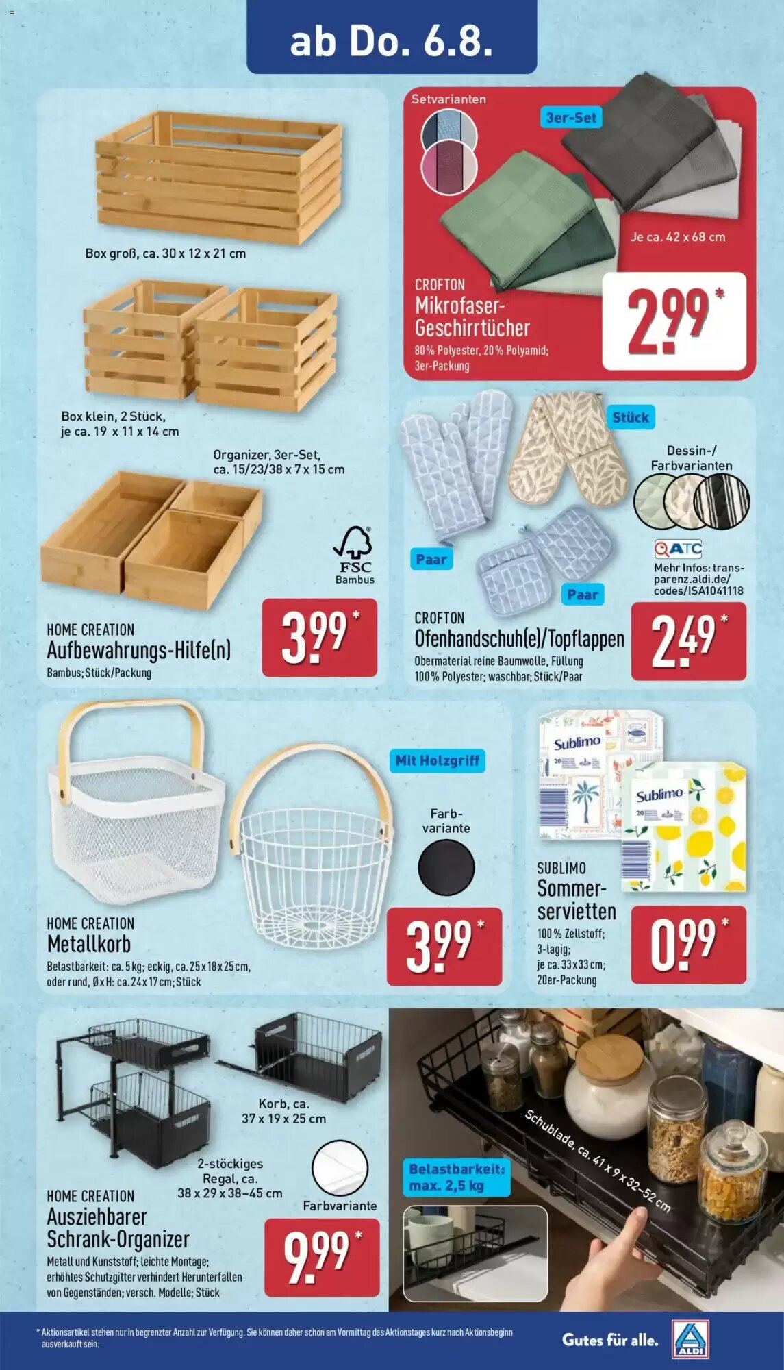 Aldi Nord Prospekt (ab 03.08.2026) zum Blättern - Seite 11