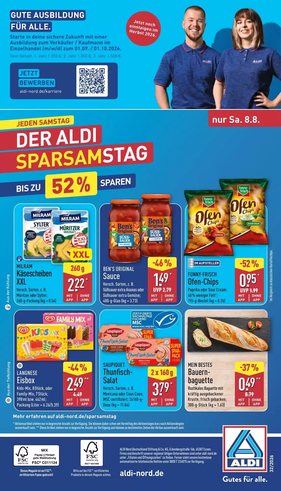 Aldi Nord Prospekt (ab 03.08.2026) zum Blättern - Seite 32