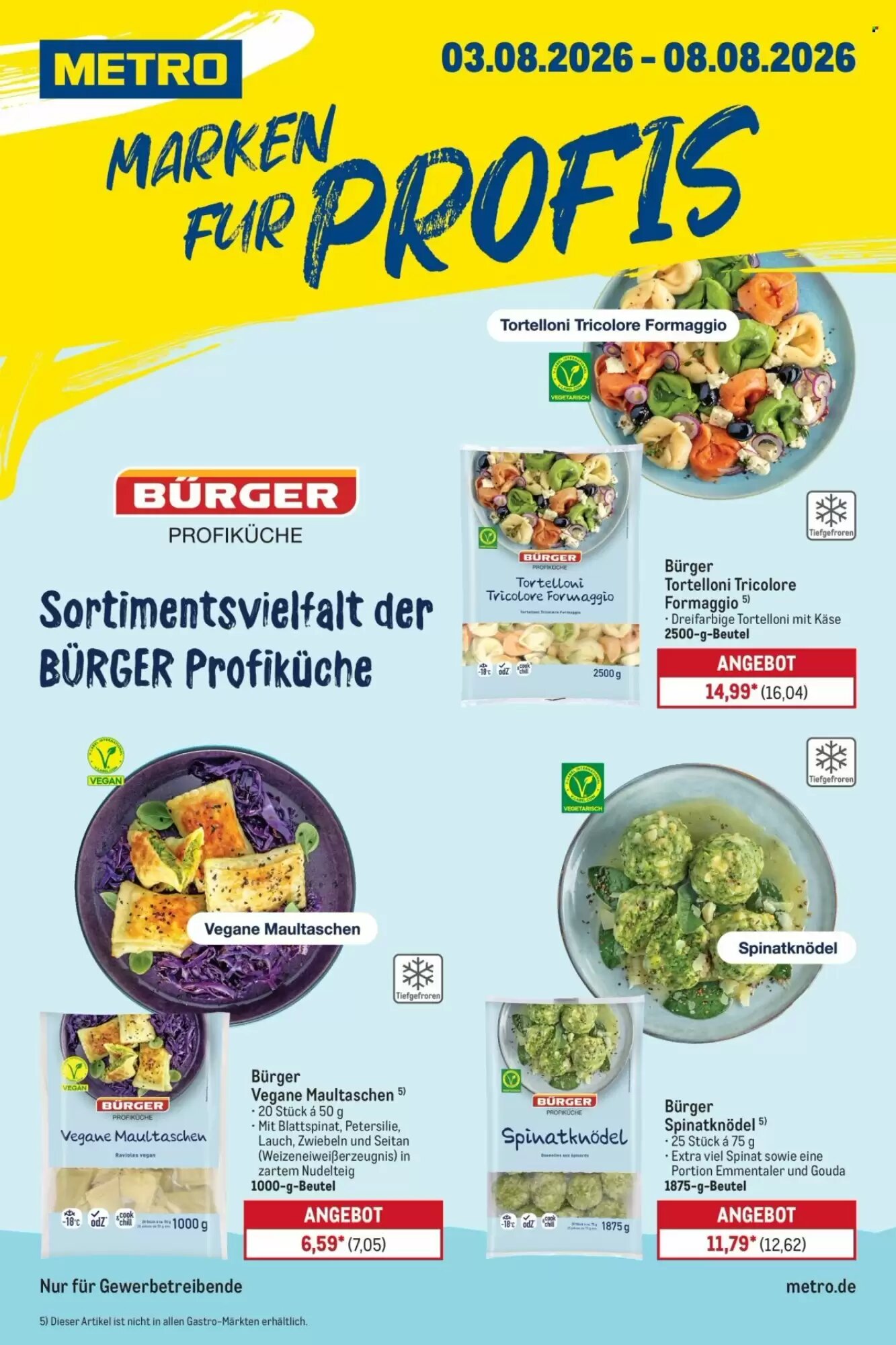 METRO Prospekt (ab 03.08.2026) zum Blättern - Seite 1